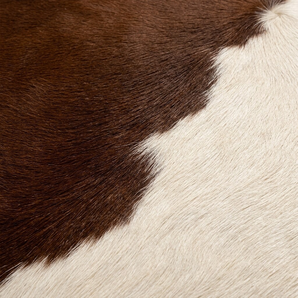 Bruin & Wit cowhide materiaal
