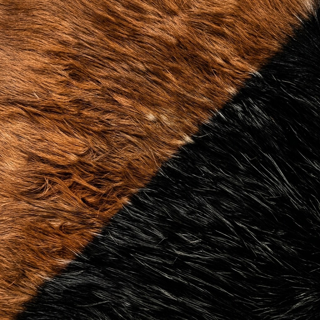 Warme & Donkere Tinten cowhide materiaal