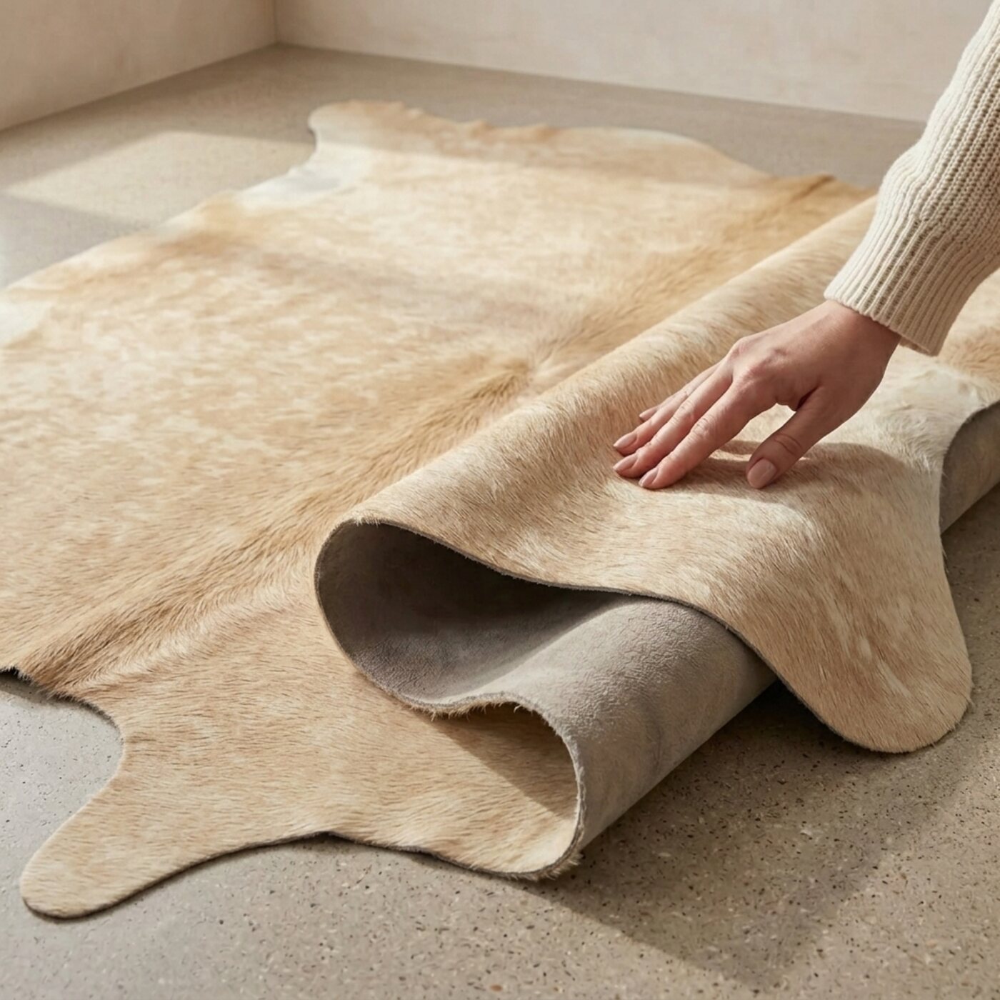 Koeienhuid Beige - image 4