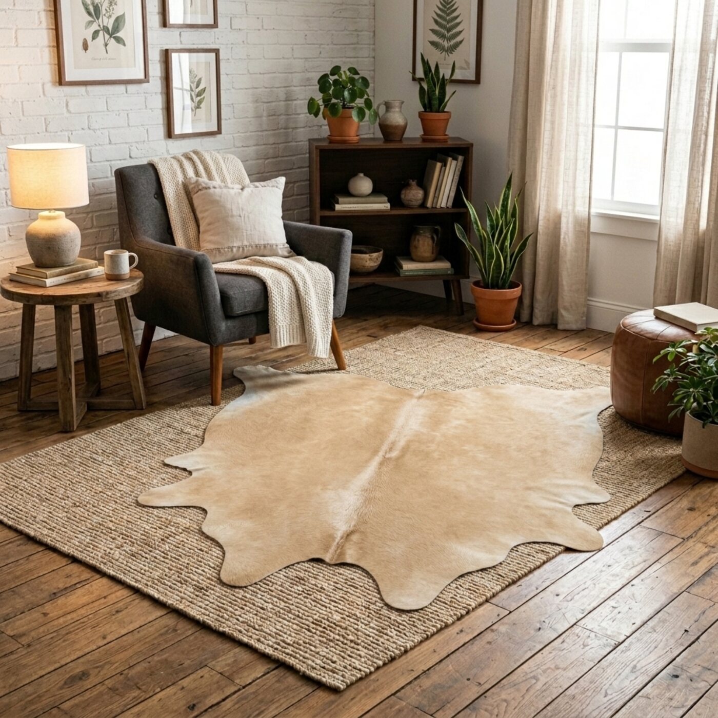 Koeienhuid Beige - image 1