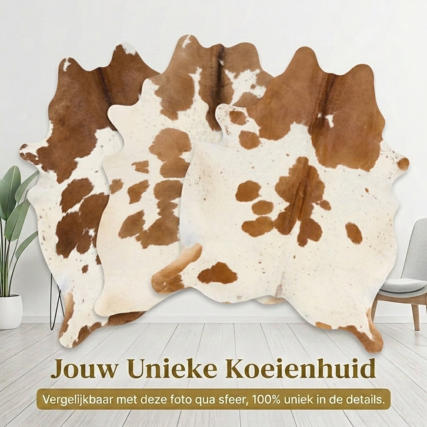 Koeienhuid Bruin-Wit Bont - image 6