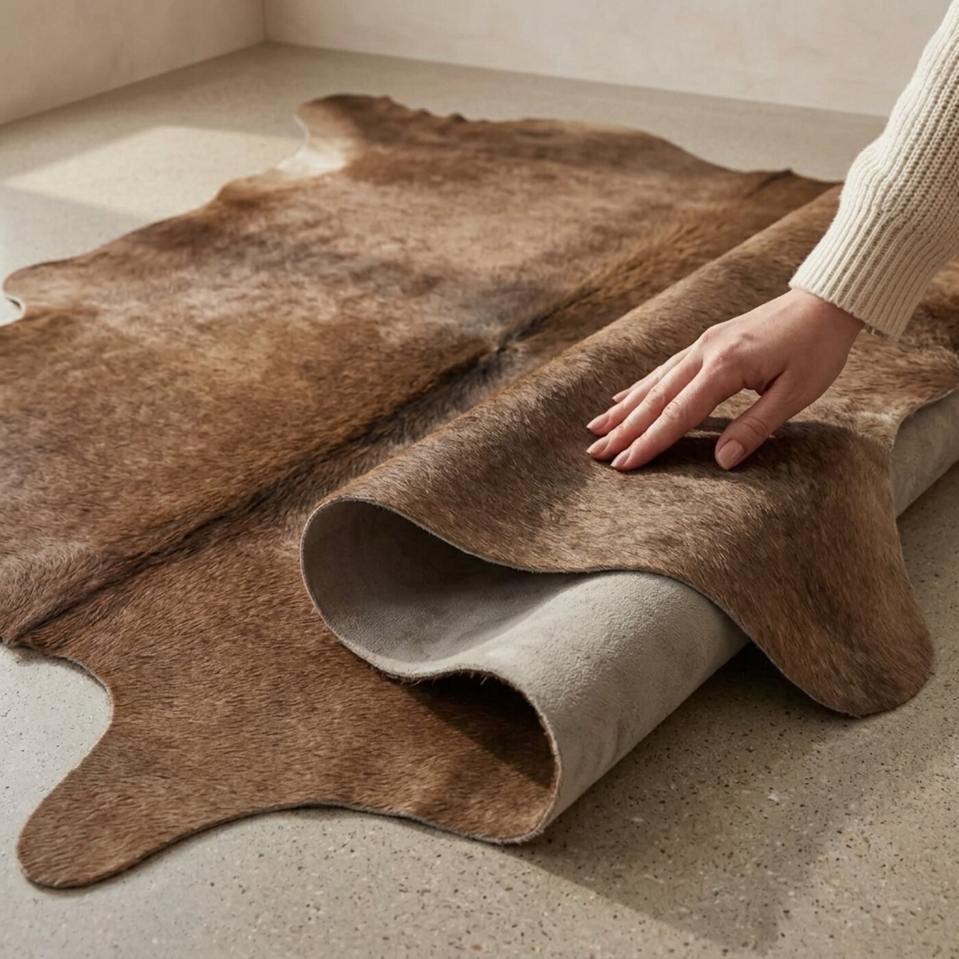 Koeienhuid Donker Taupe - image 4