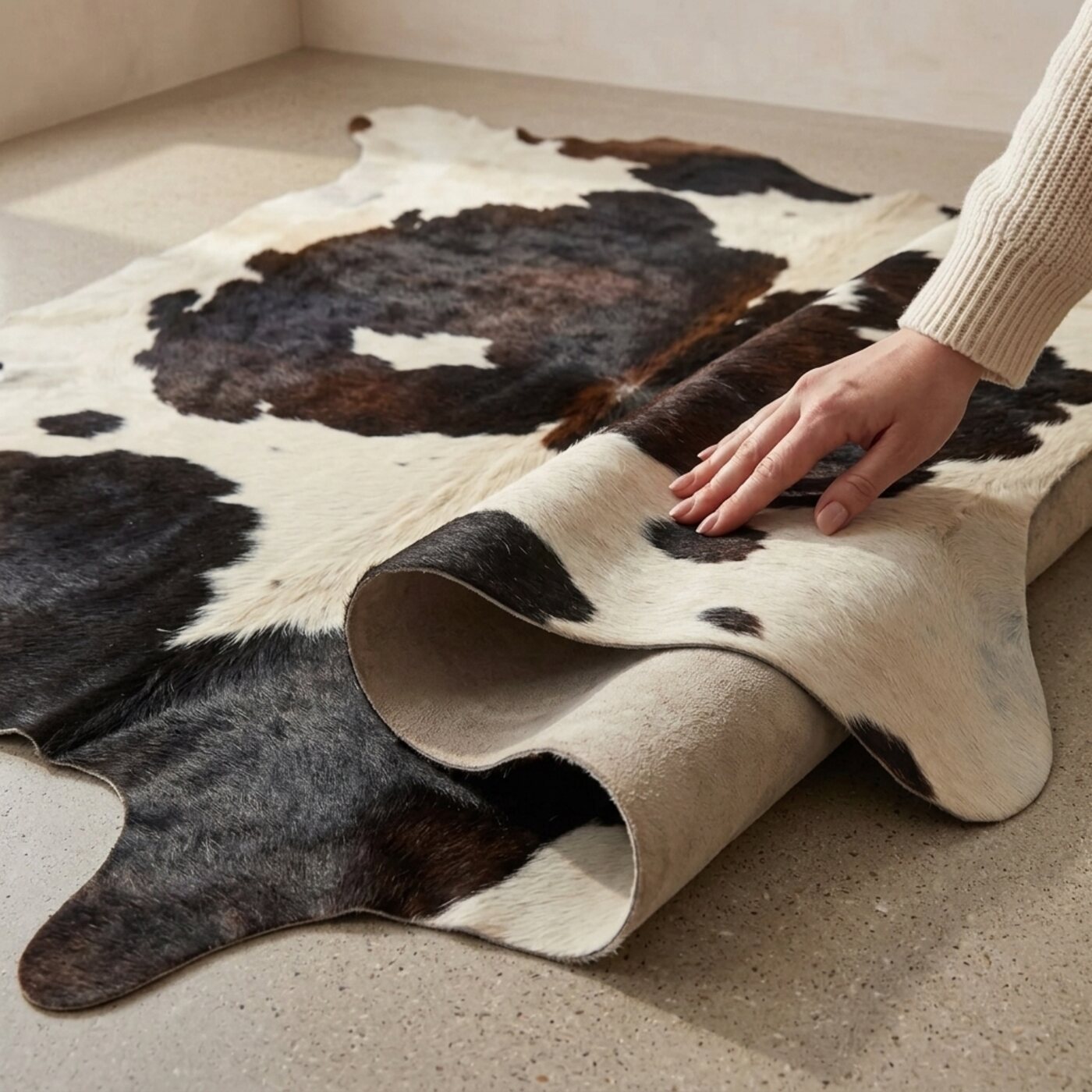 Koeienhuid Driekleur Donker - image 4