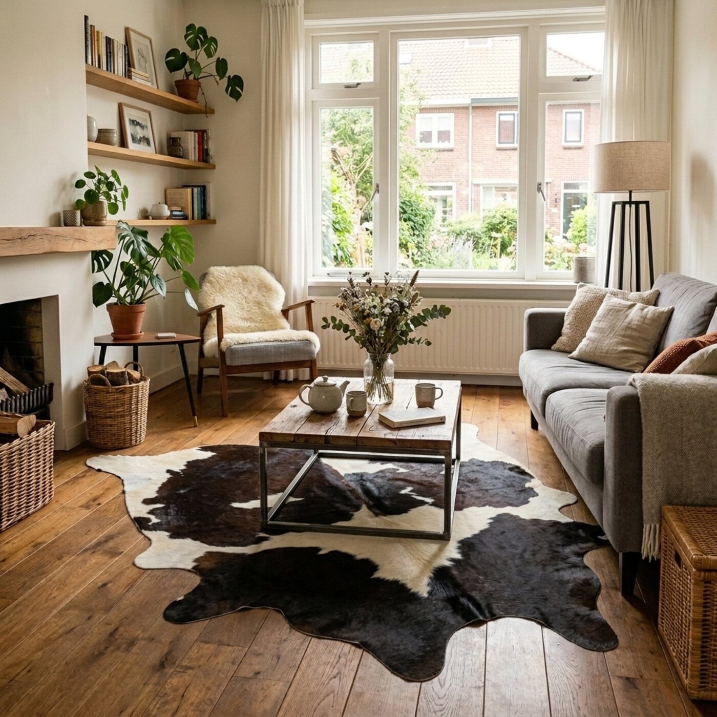 Koeienhuid Driekleur Donker - image 2