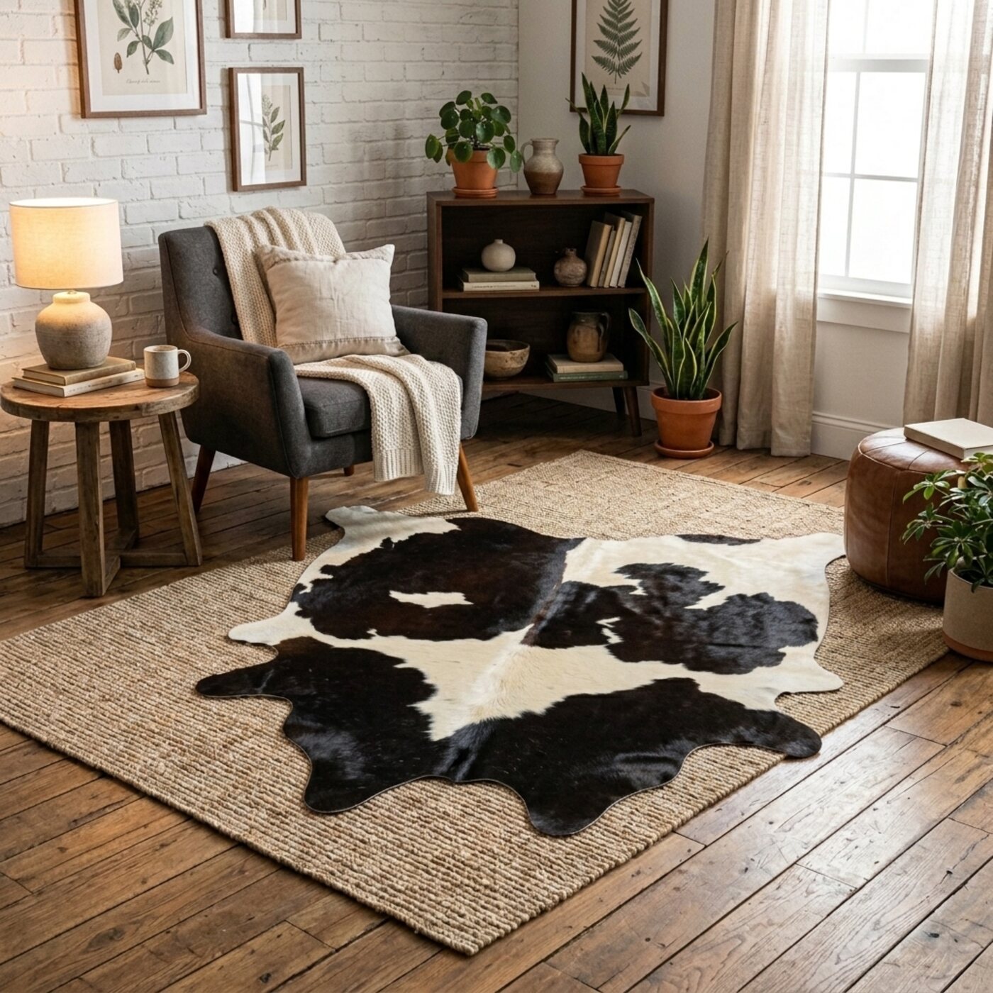 Koeienhuid Driekleur Donker - image 1