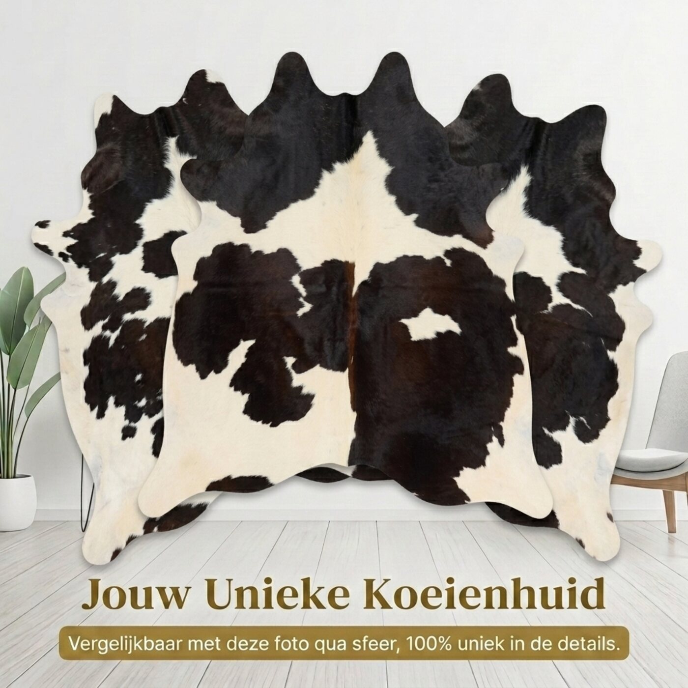 Koeienhuid Driekleur Donker - image 6