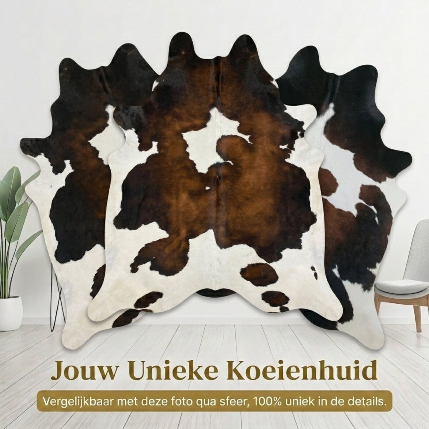 Koeienhuid Driekleur Licht - image 6