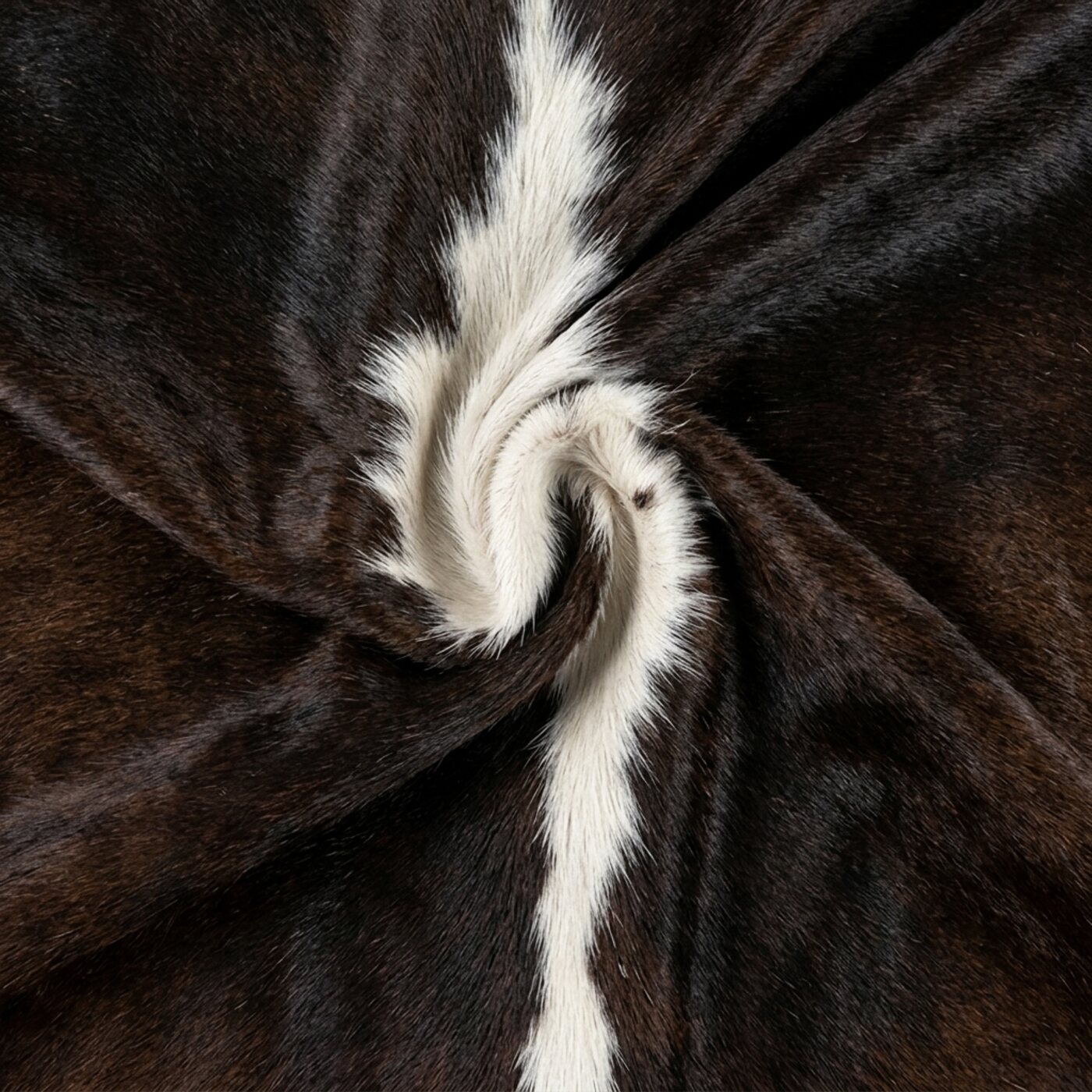 Koeienhuid Hereford Donkerbruin-Wit - image 5