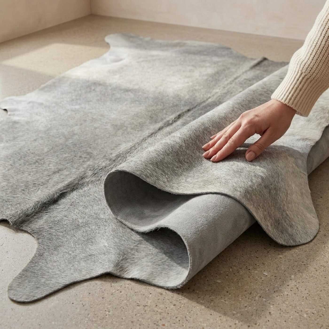 Koeienhuid Lichtgrijs - image 4