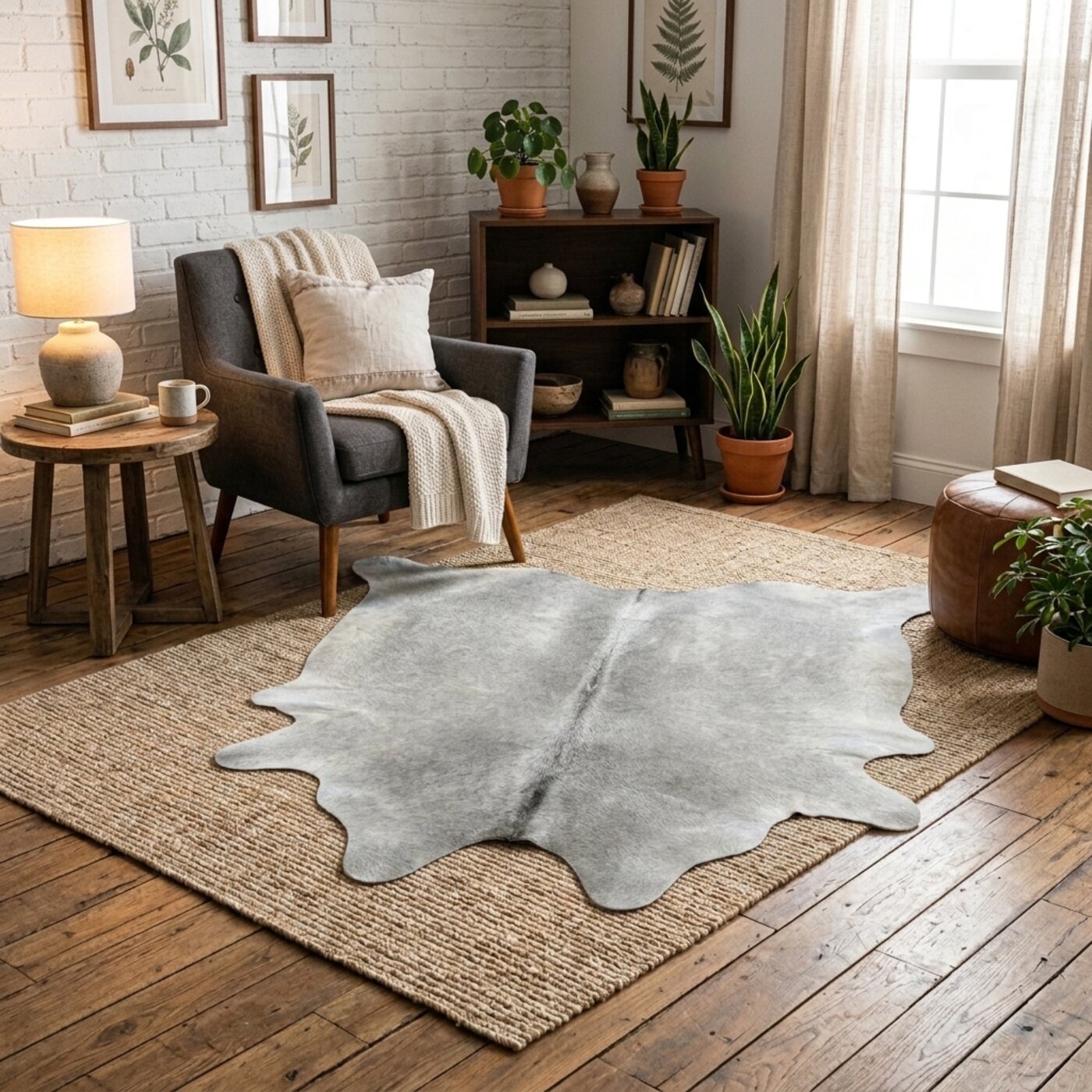 Koeienhuid Lichtgrijs - image 1