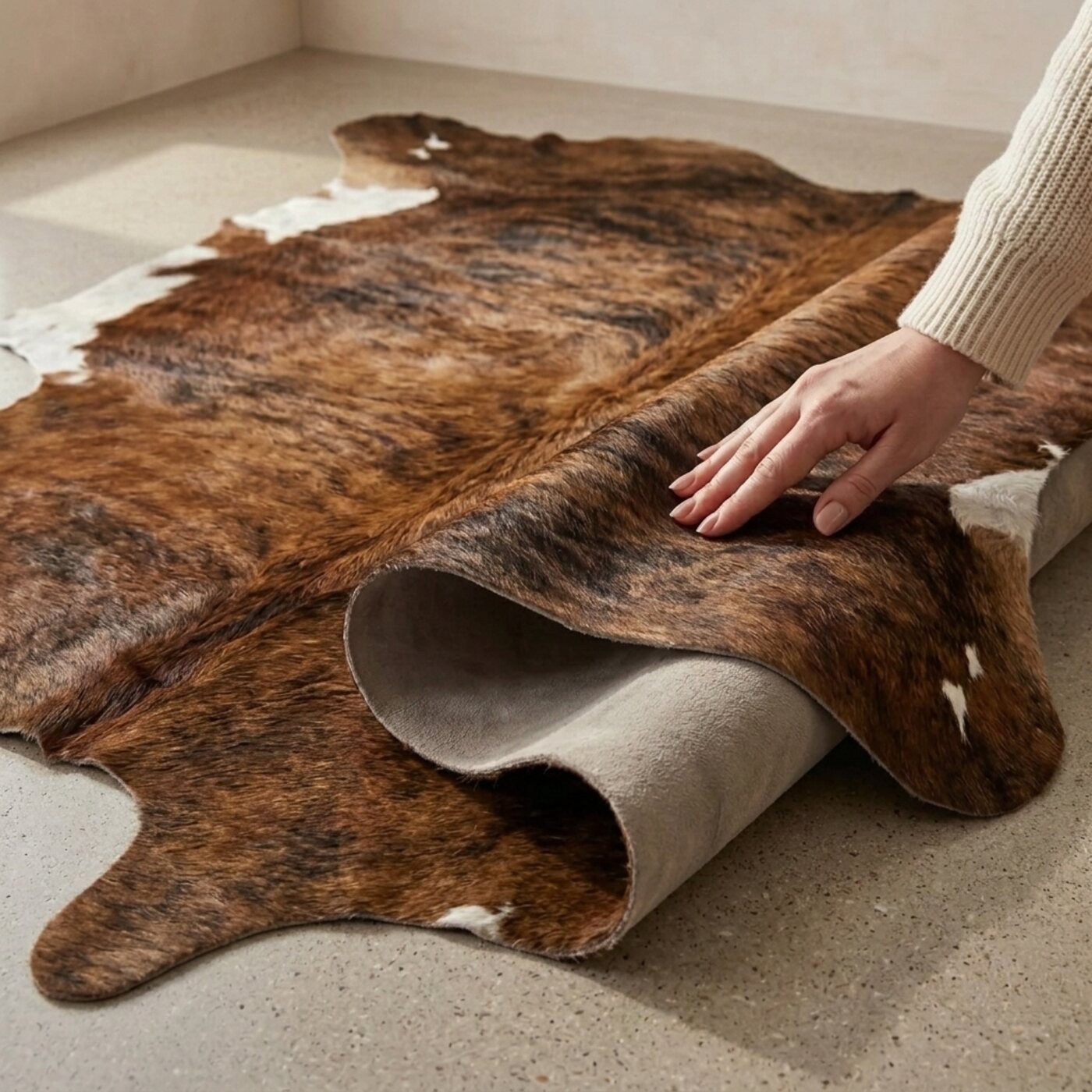 Koeienhuid Normandier Bruin - image 4