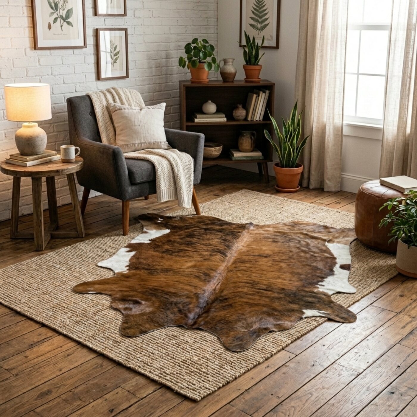 Koeienhuid Normandier Bruin - image 1