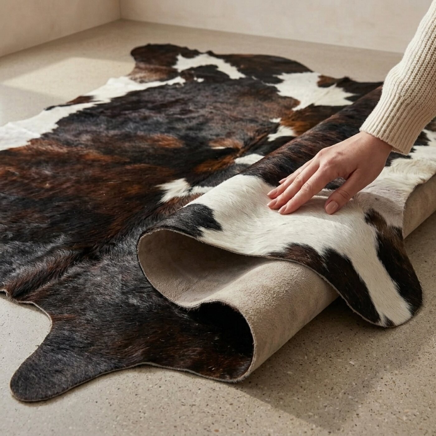 Koeienhuid Normandier Driekleur Donker - image 4