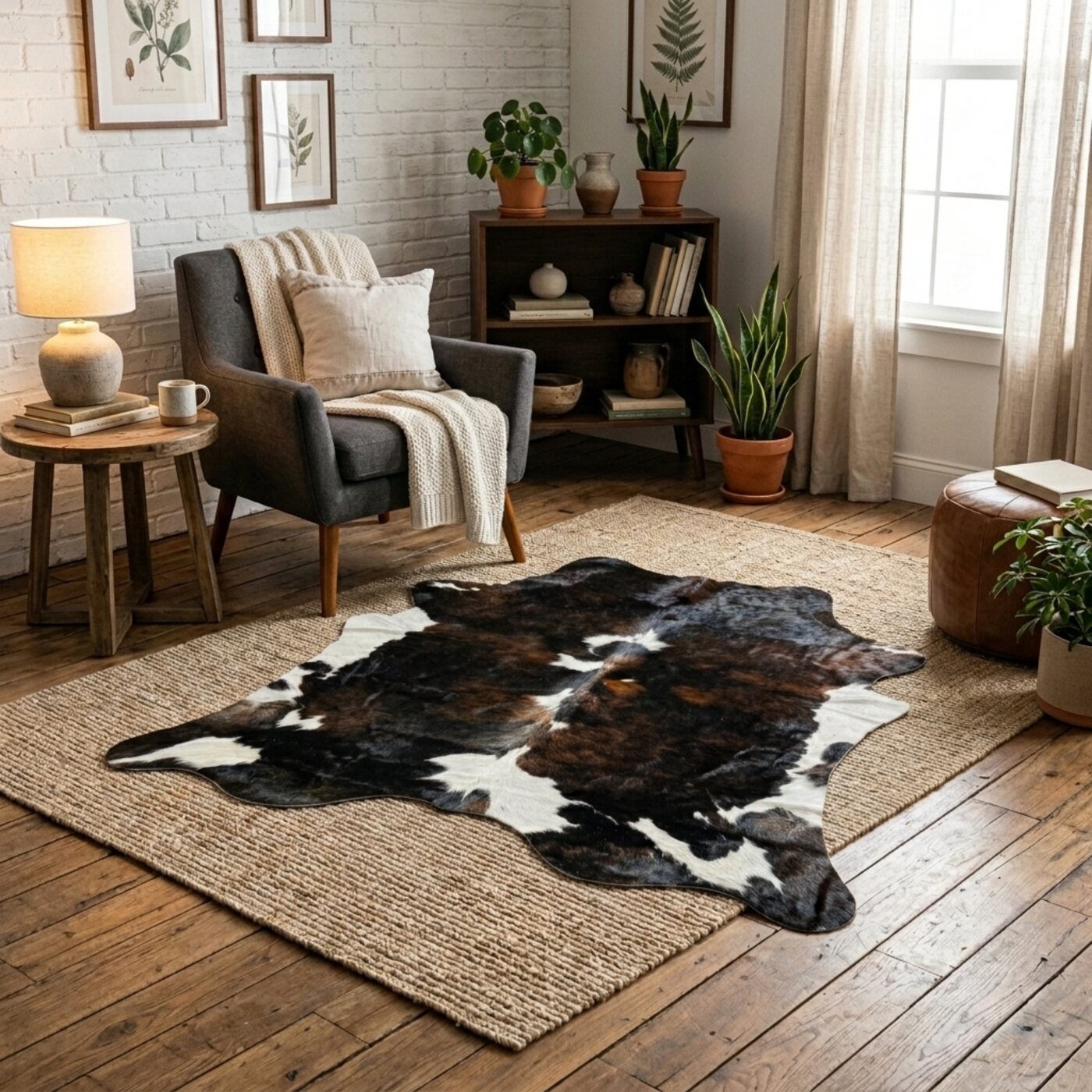 Koeienhuid Normandier Driekleur Donker - image 1