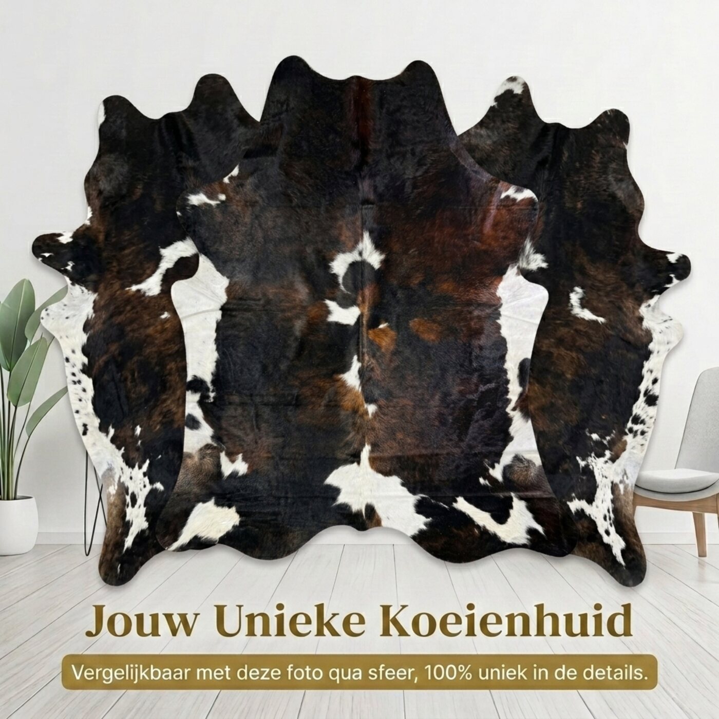 Koeienhuid Normandier Driekleur Donker - image 6