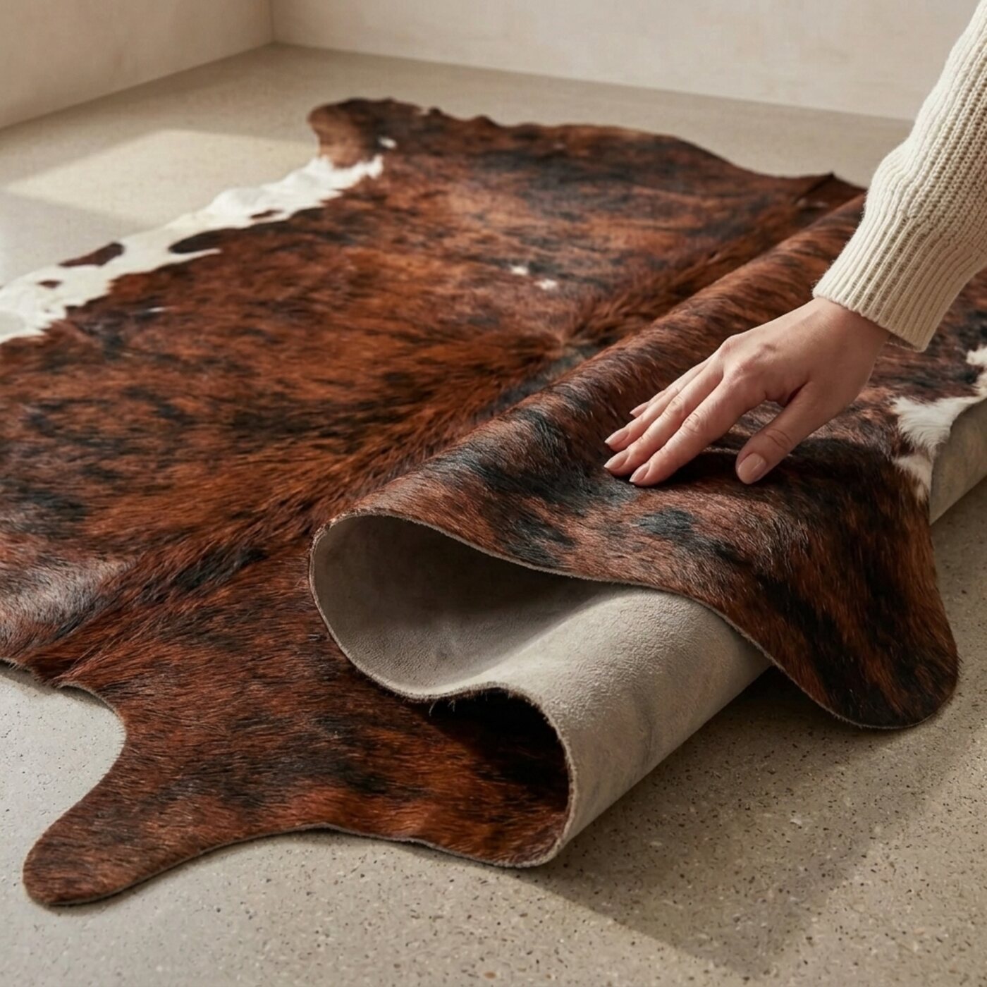 Koeienhuid Normandier Roodbruin - image 4