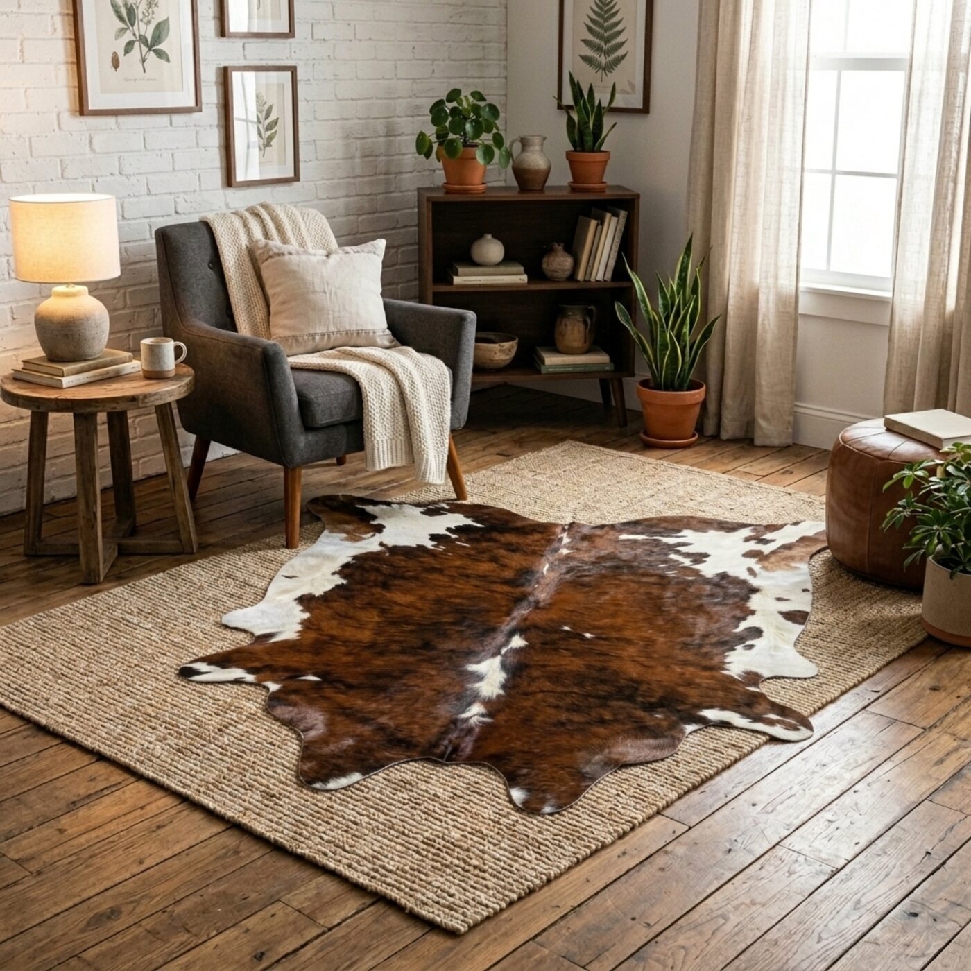 Koeienhuid Normandier Roodbruin - image 1