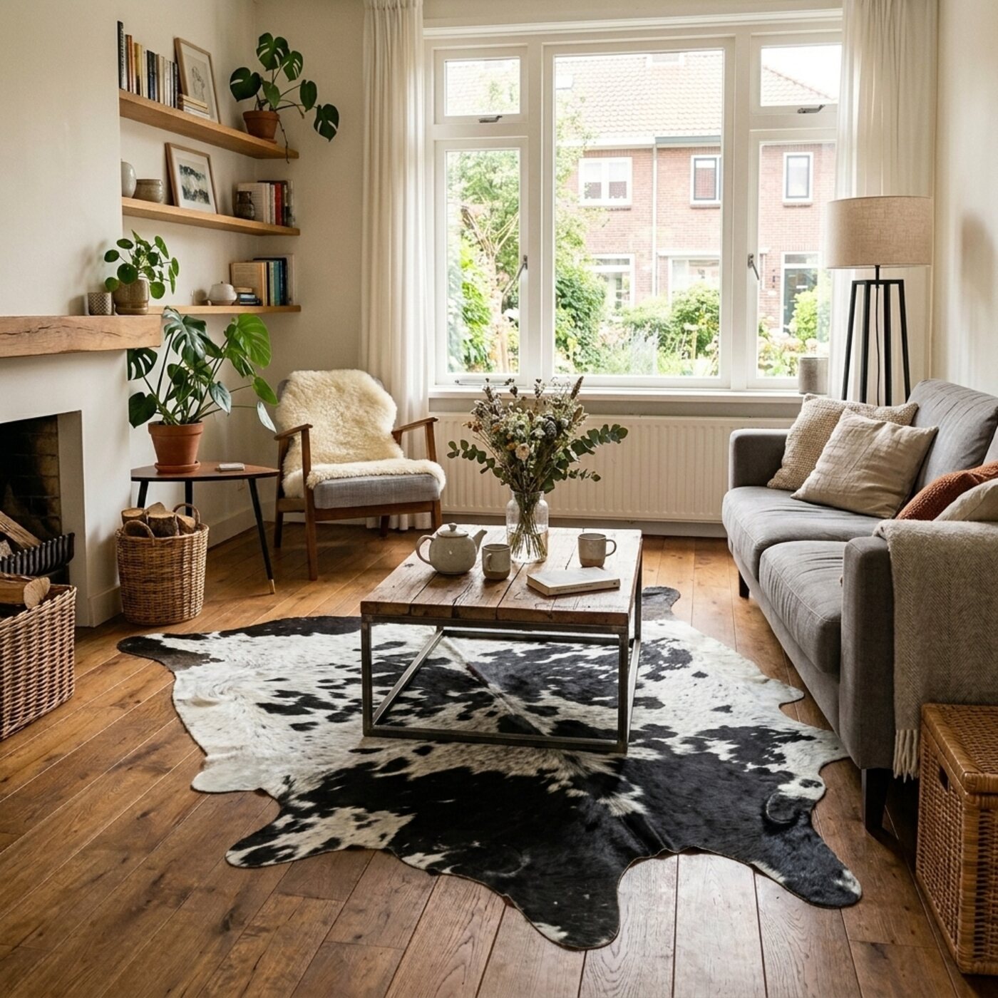 Koeienhuid Normandier Zwart-Wit - image 2