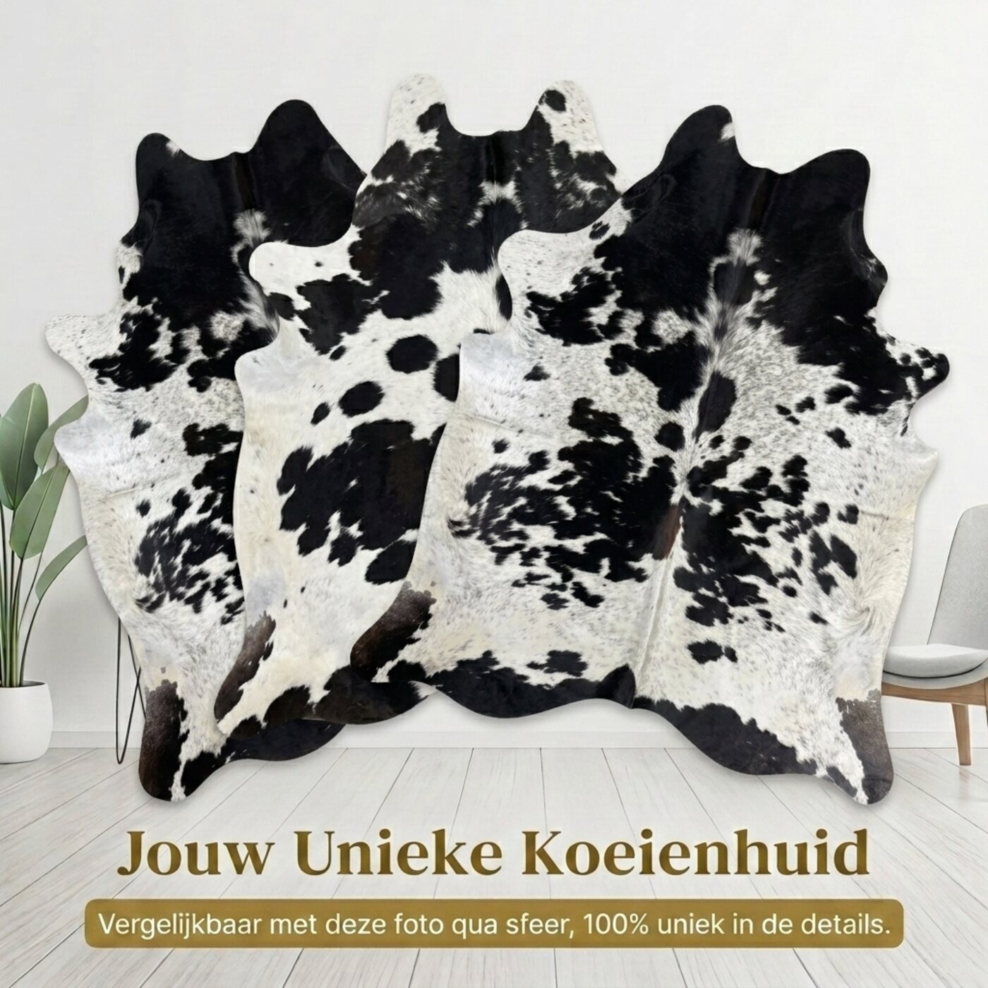 Koeienhuid Normandier Zwart-Wit - image 6