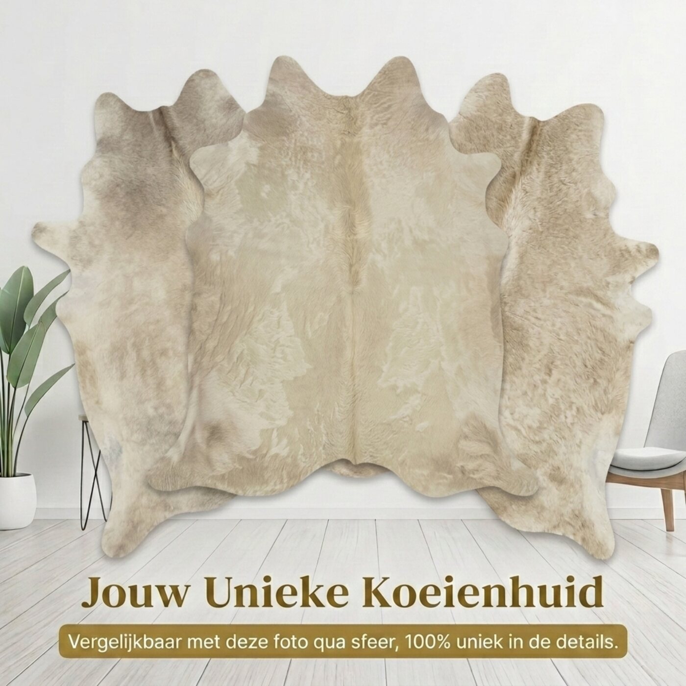 Koeienhuid Champagne Taupe - image 6