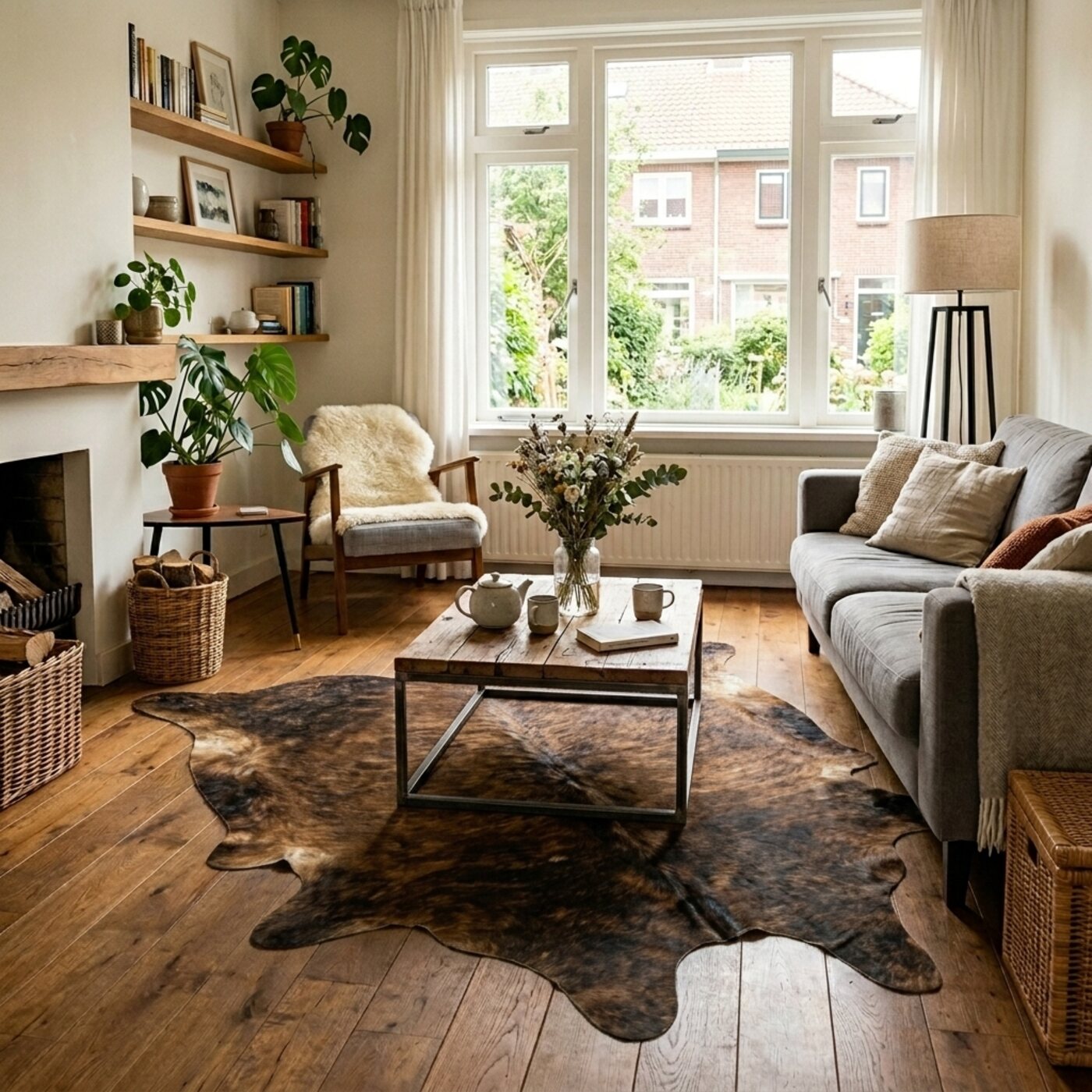 Koeienhuid Warm Bruin - image 2