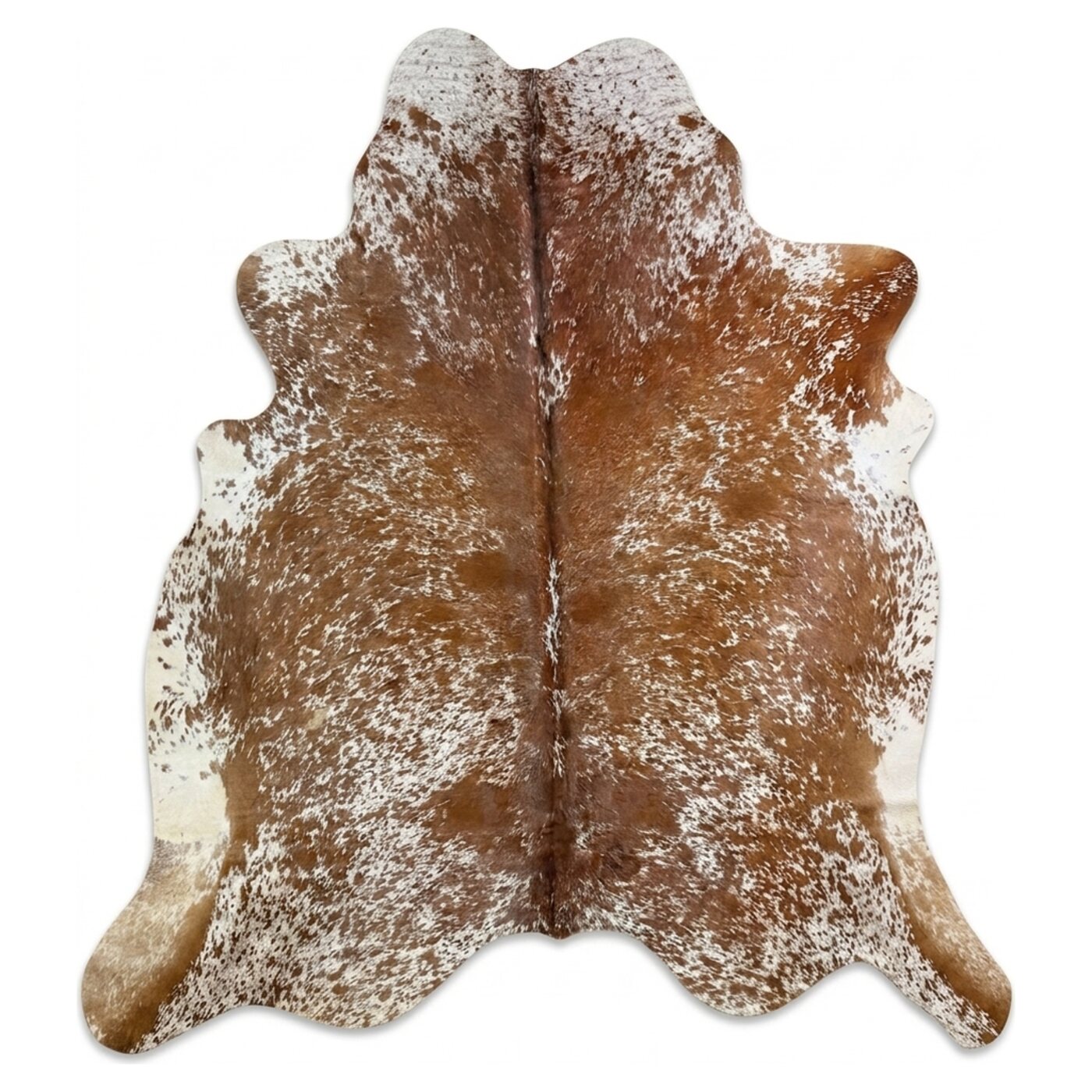 Zout & peper bruin-wit donker bovenaanzicht