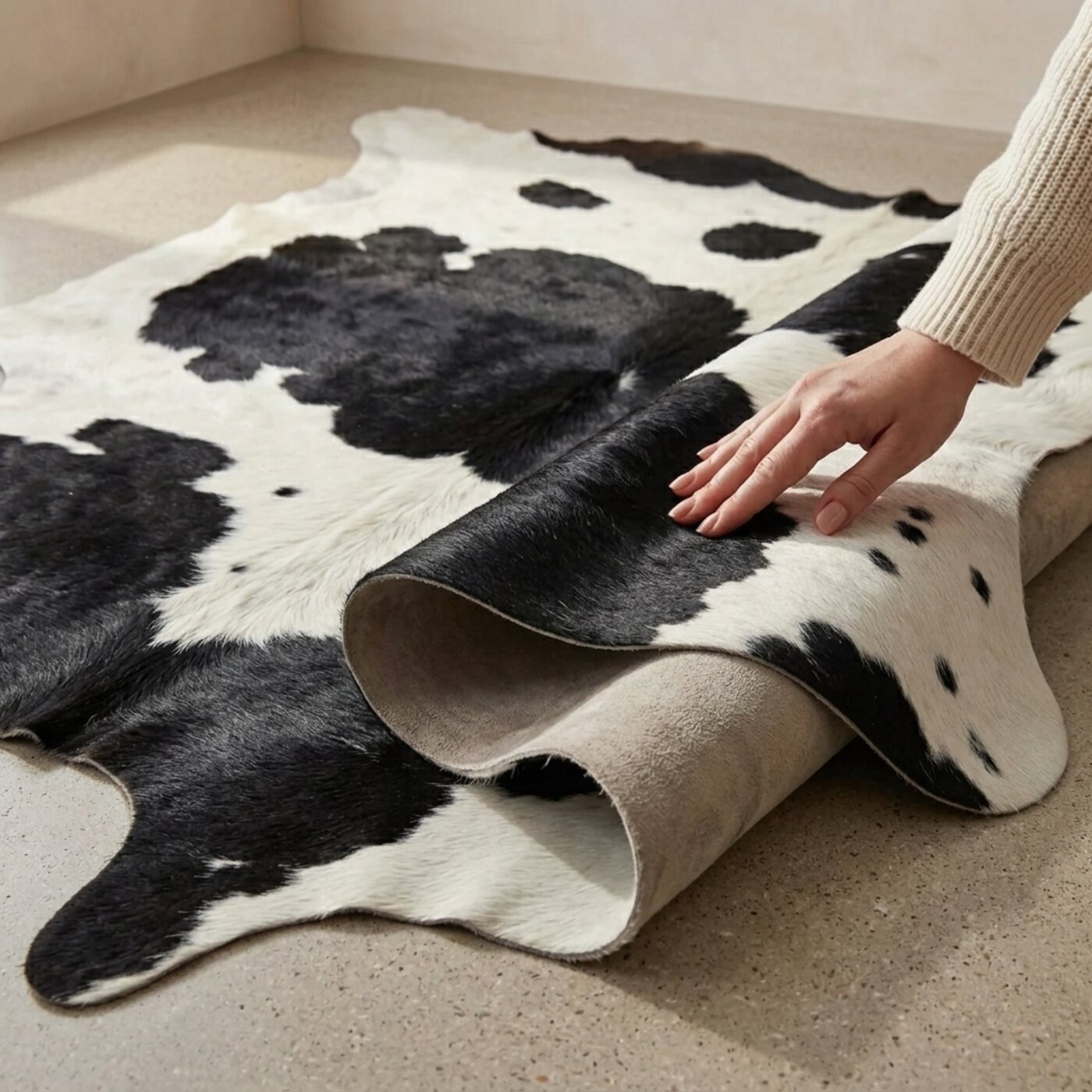 Koeienhuid Zwart-Wit Bont - image 4