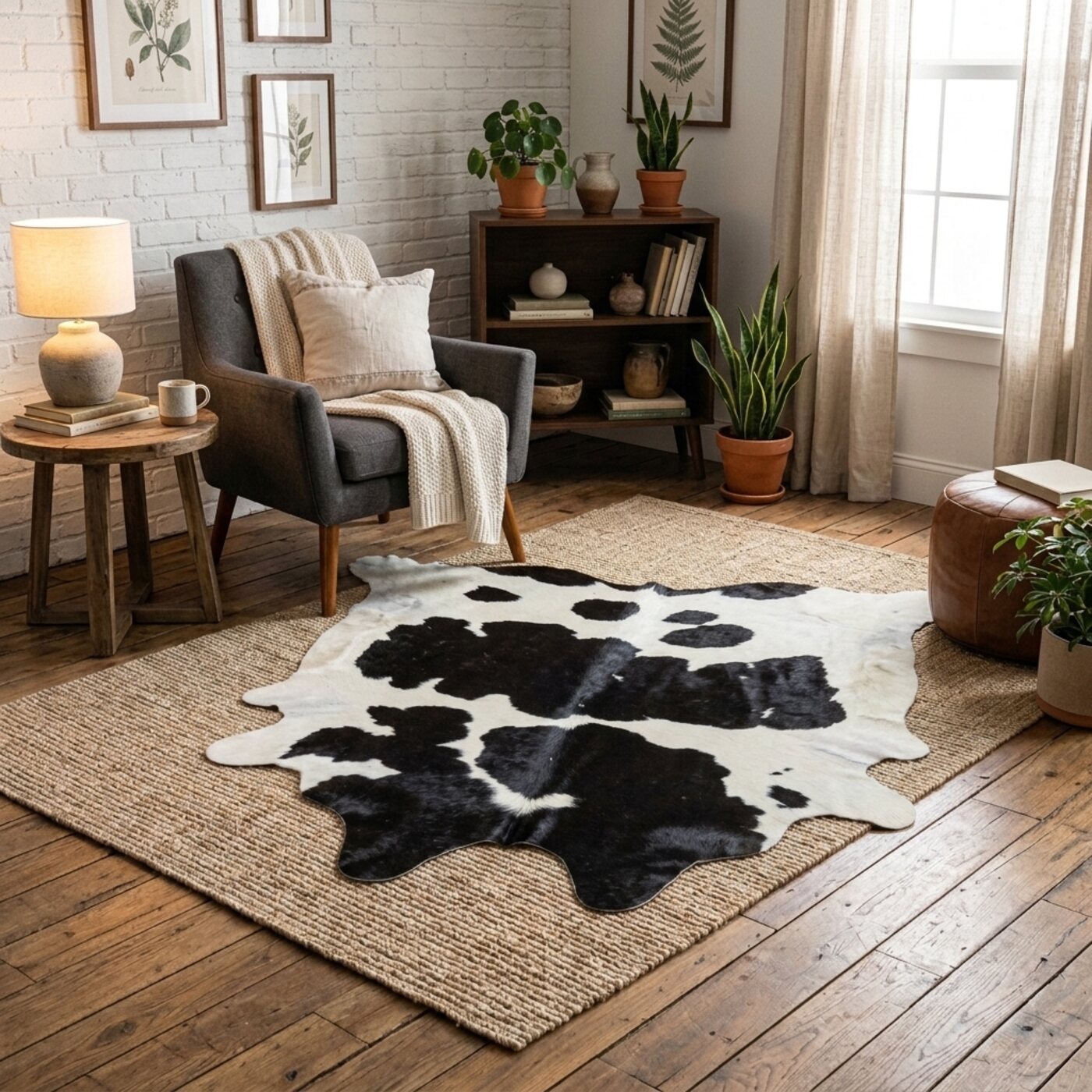 Koeienhuid Zwart-Wit Bont - image 1