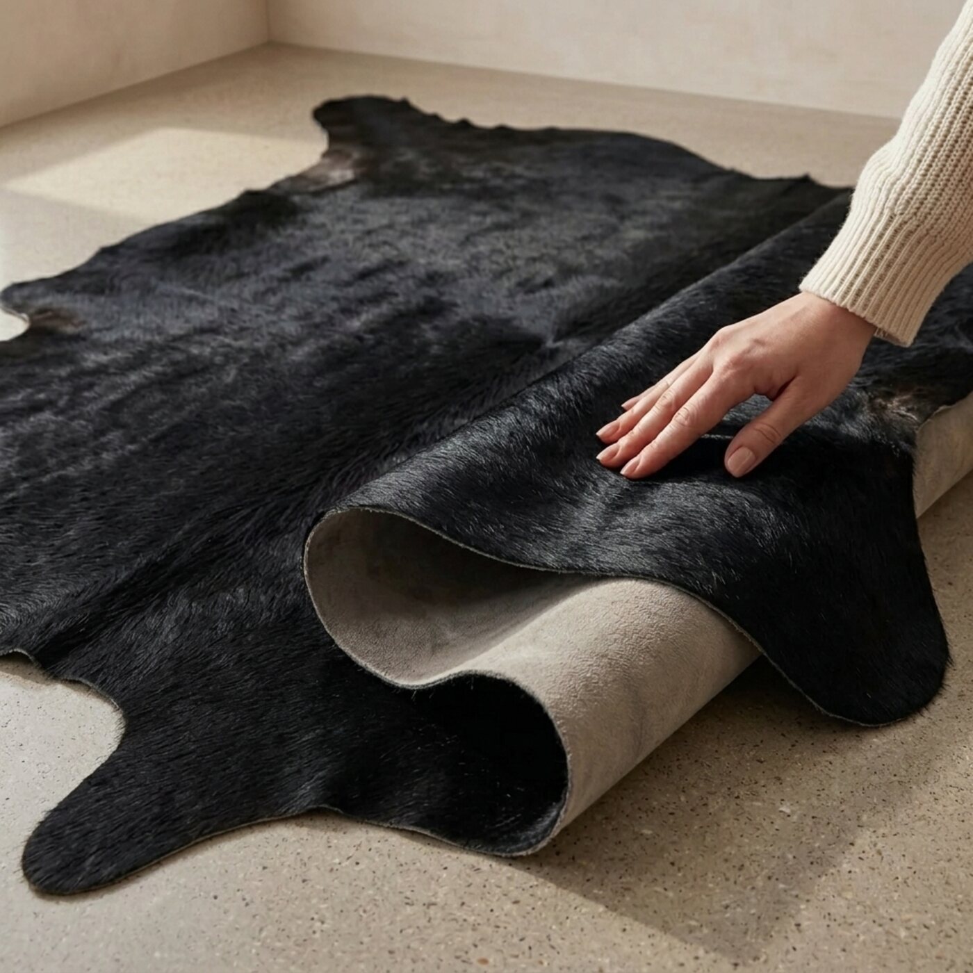 Koeienhuid Zwart - image 4