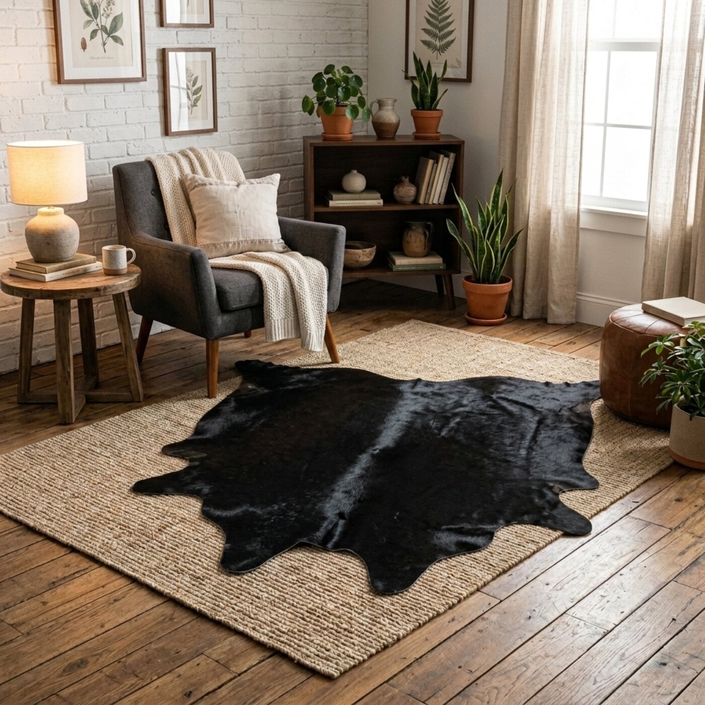Koeienhuid Zwart - image 1