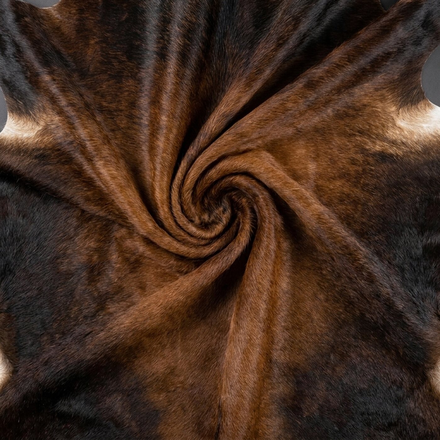 Koeienhuid Zwartbruin Melange - image 5