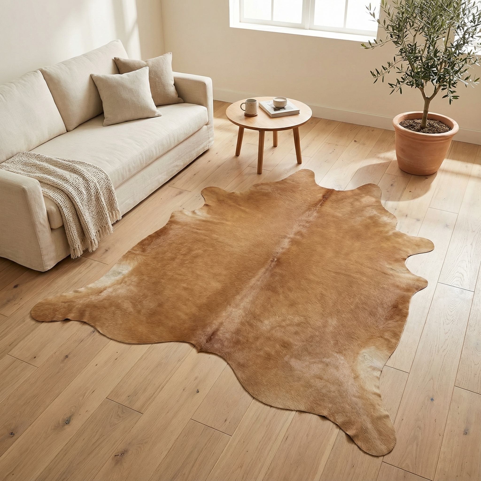 Koeienhuid Beige Bruin - image 3