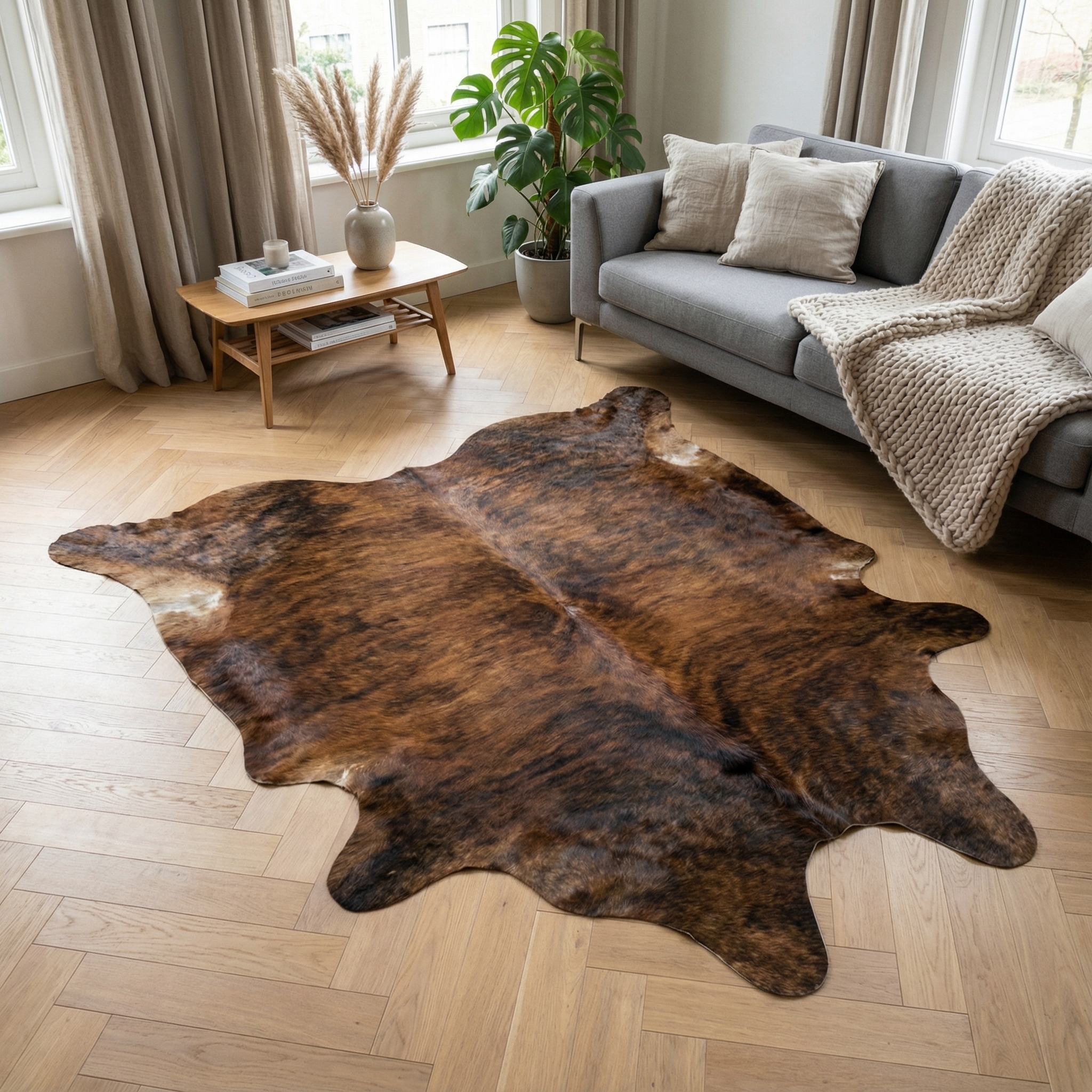 Koeienhuid Warm Bruin - image 3