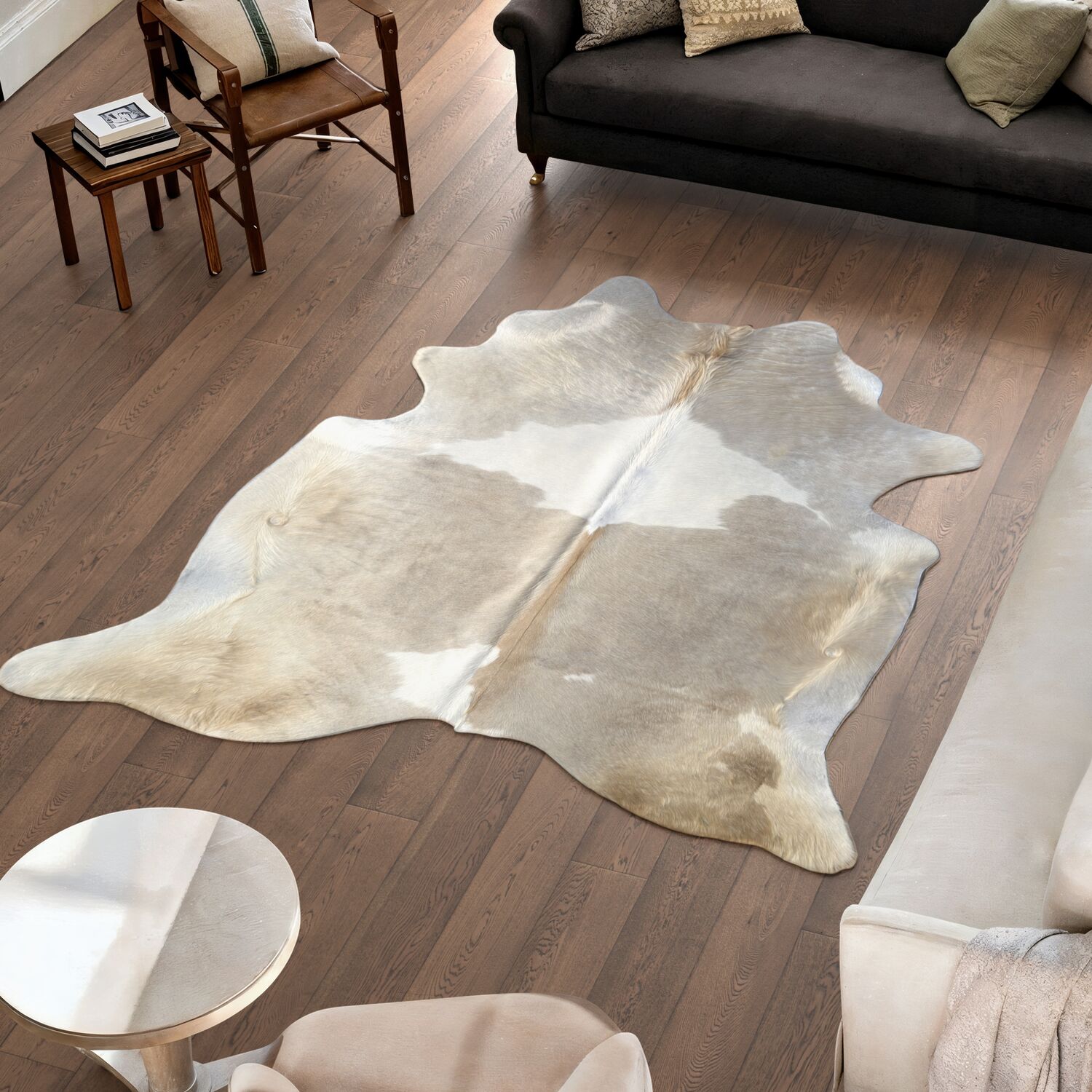 Koeienhuid Vloerkleed 210x202 cm - image 1