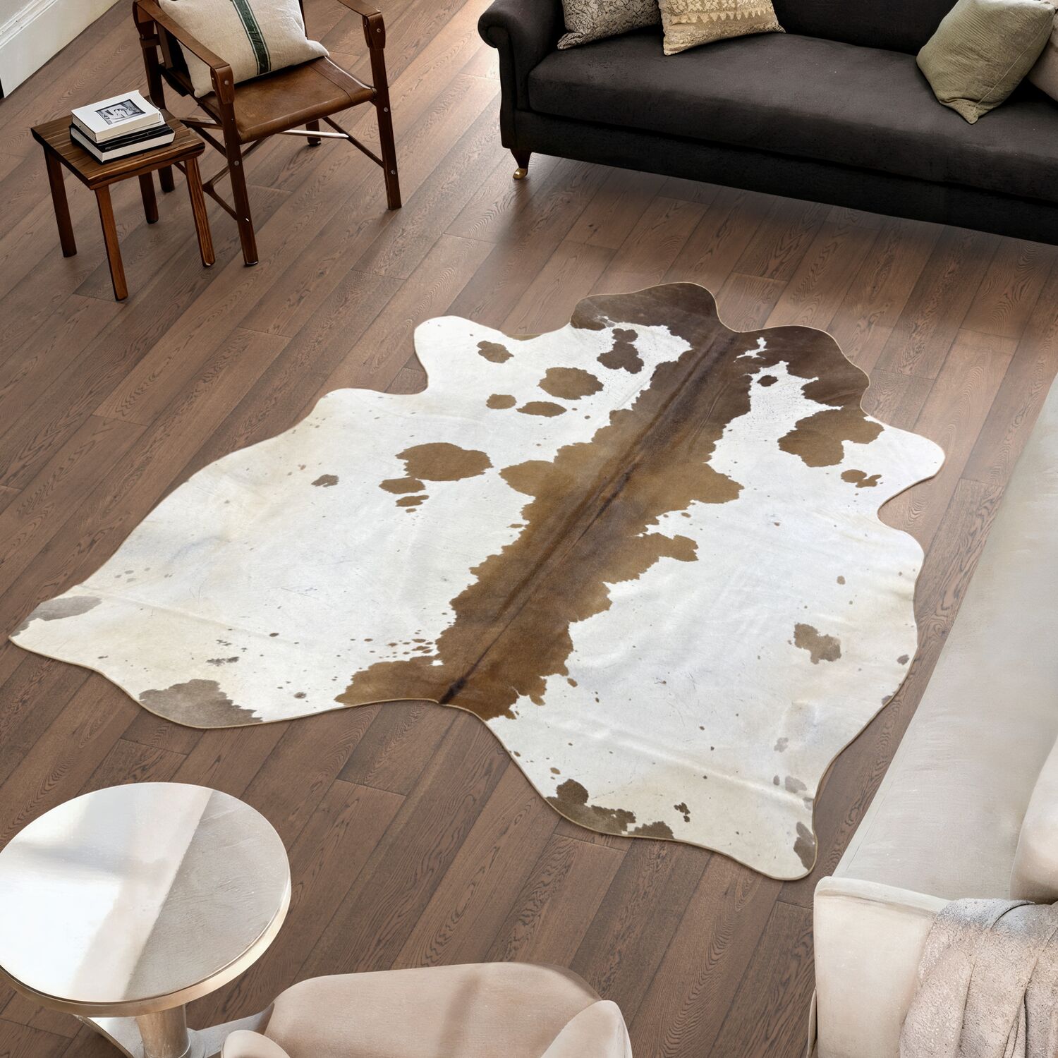 Koeienhuid Vloerkleed 212x203 cm - image 1