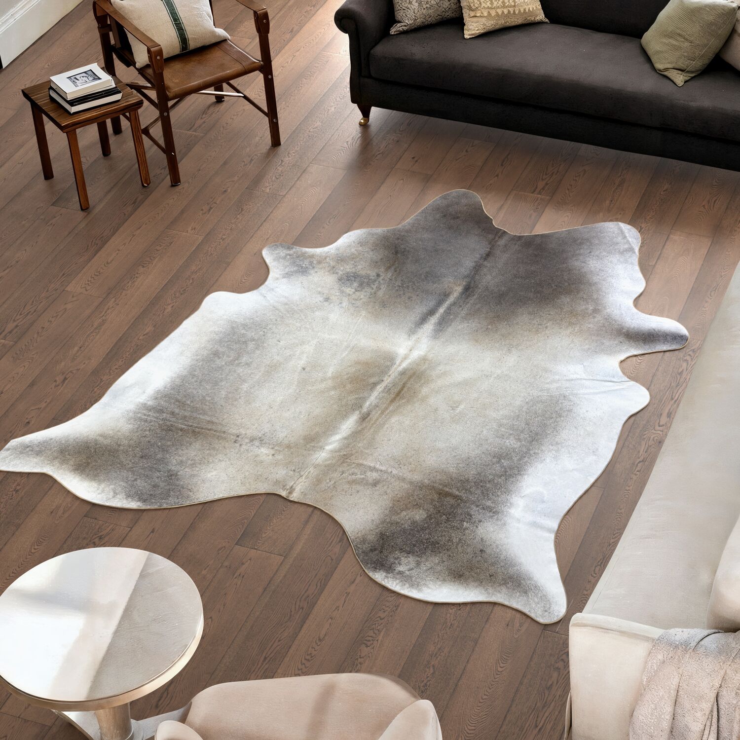 Koeienhuid Vloerkleed 219x203 cm - image 1