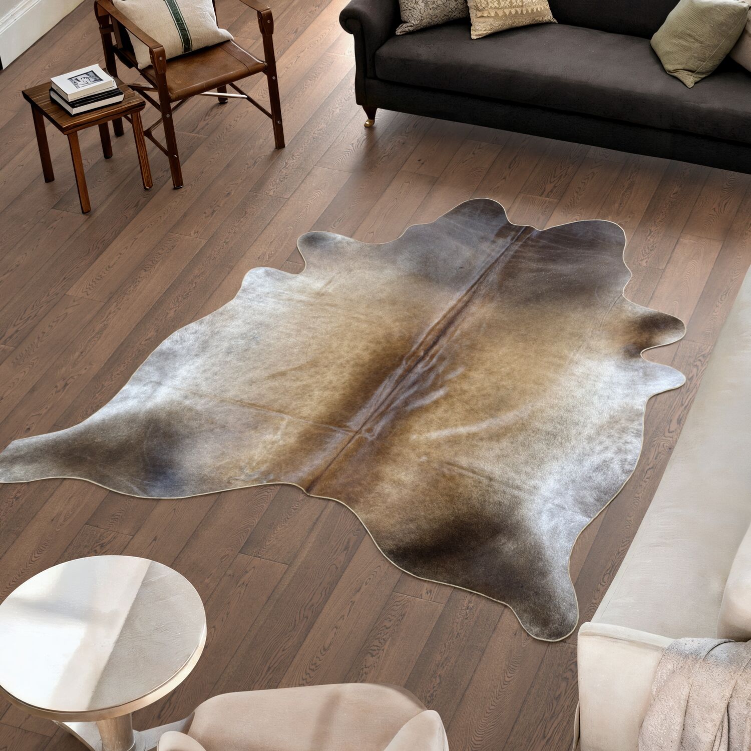 Koeienhuid Vloerkleed 219x205 cm - image 1