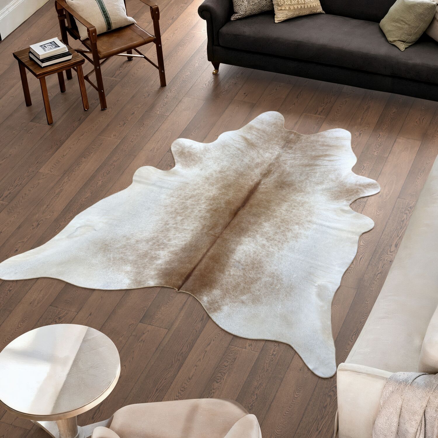 Koeienhuid Vloerkleed 220x208 cm - image 1