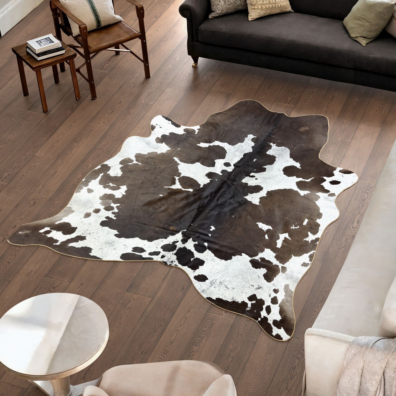 Koeienhuid Vloerkleed 224x196 cm XL (Groot) - image 1