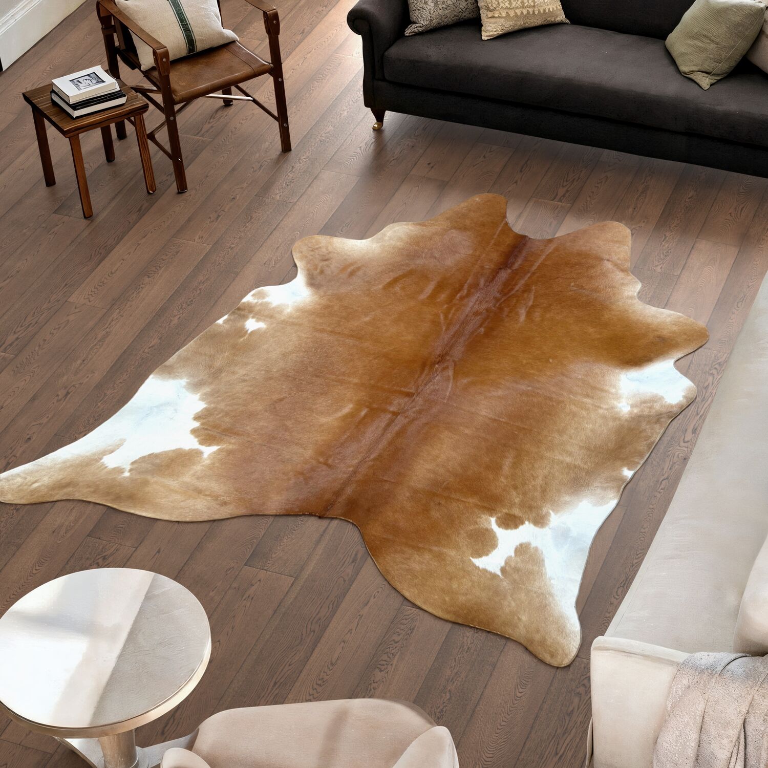 Koeienhuid Vloerkleed 225x202 cm XL (Groot) - image 1