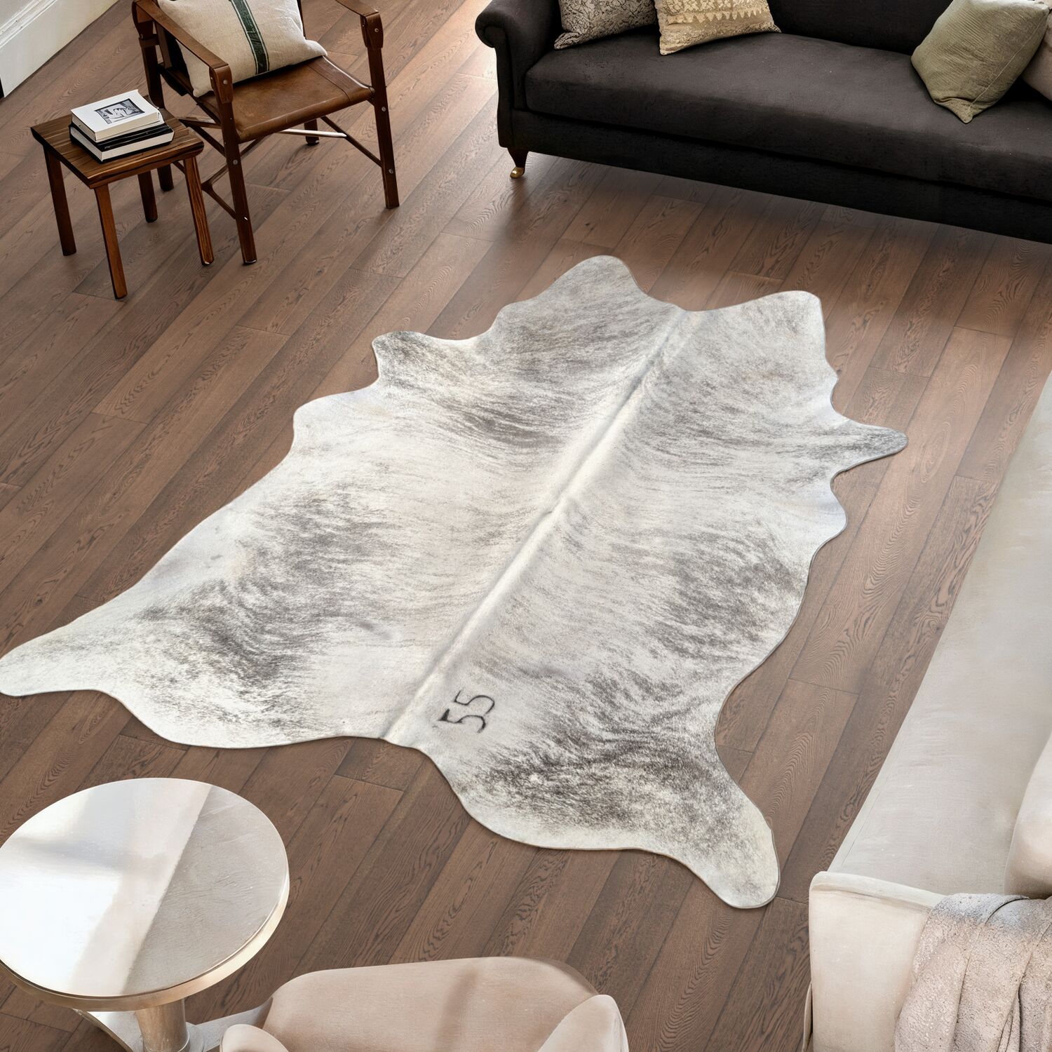 Koeienhuid Vloerkleed 226x196 cm XL (Groot) - image 1