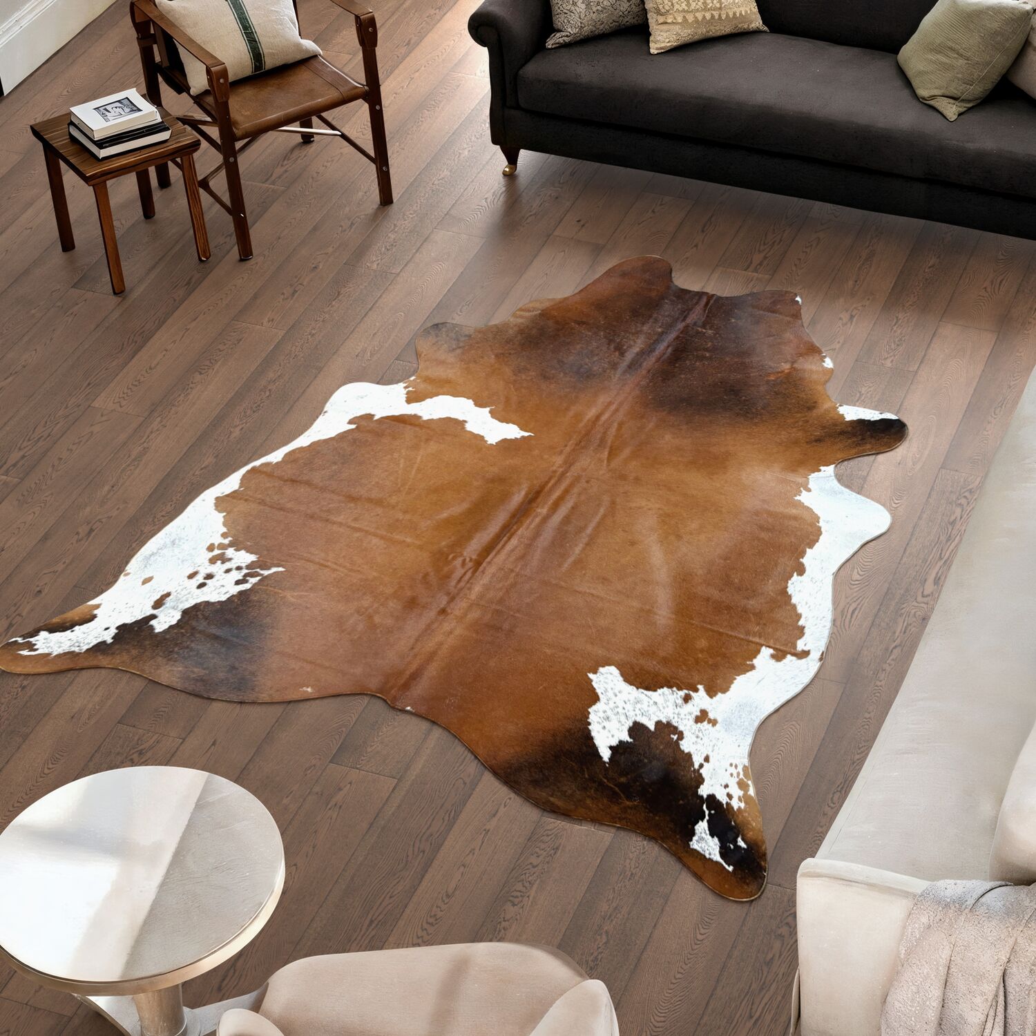 Koeienhuid Vloerkleed 228x198 cm XL (Groot) - image 1