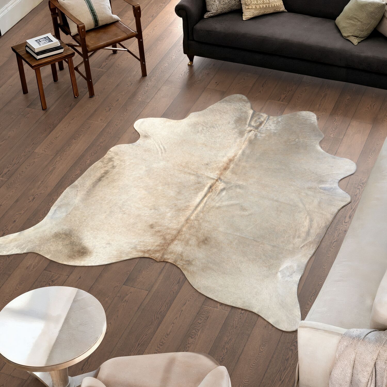 Koeienhuid Vloerkleed 229x211 cm XL (Groot) - image 1