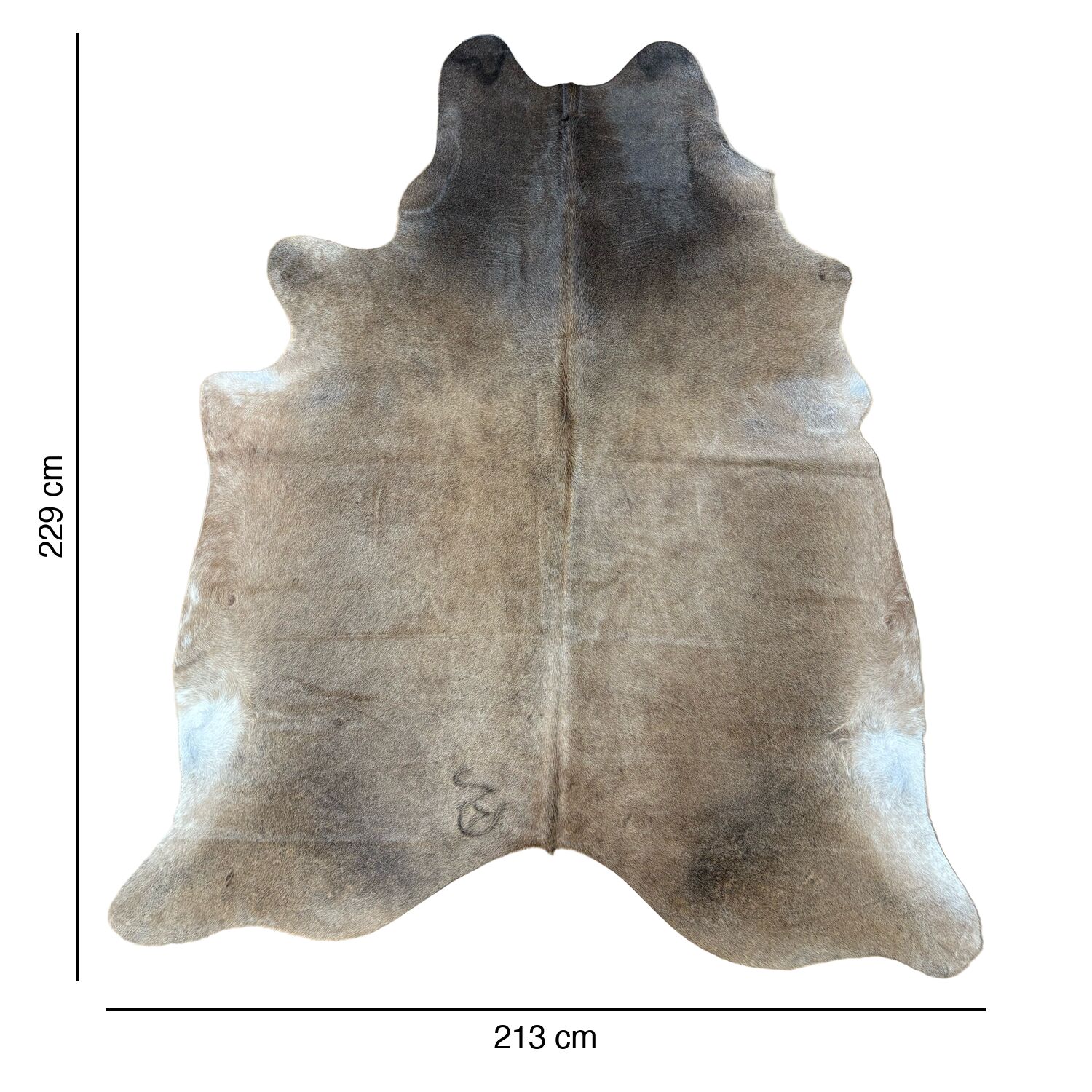 Koeienhuid Vloerkleed 229x213 cm XL (Groot) - image 4