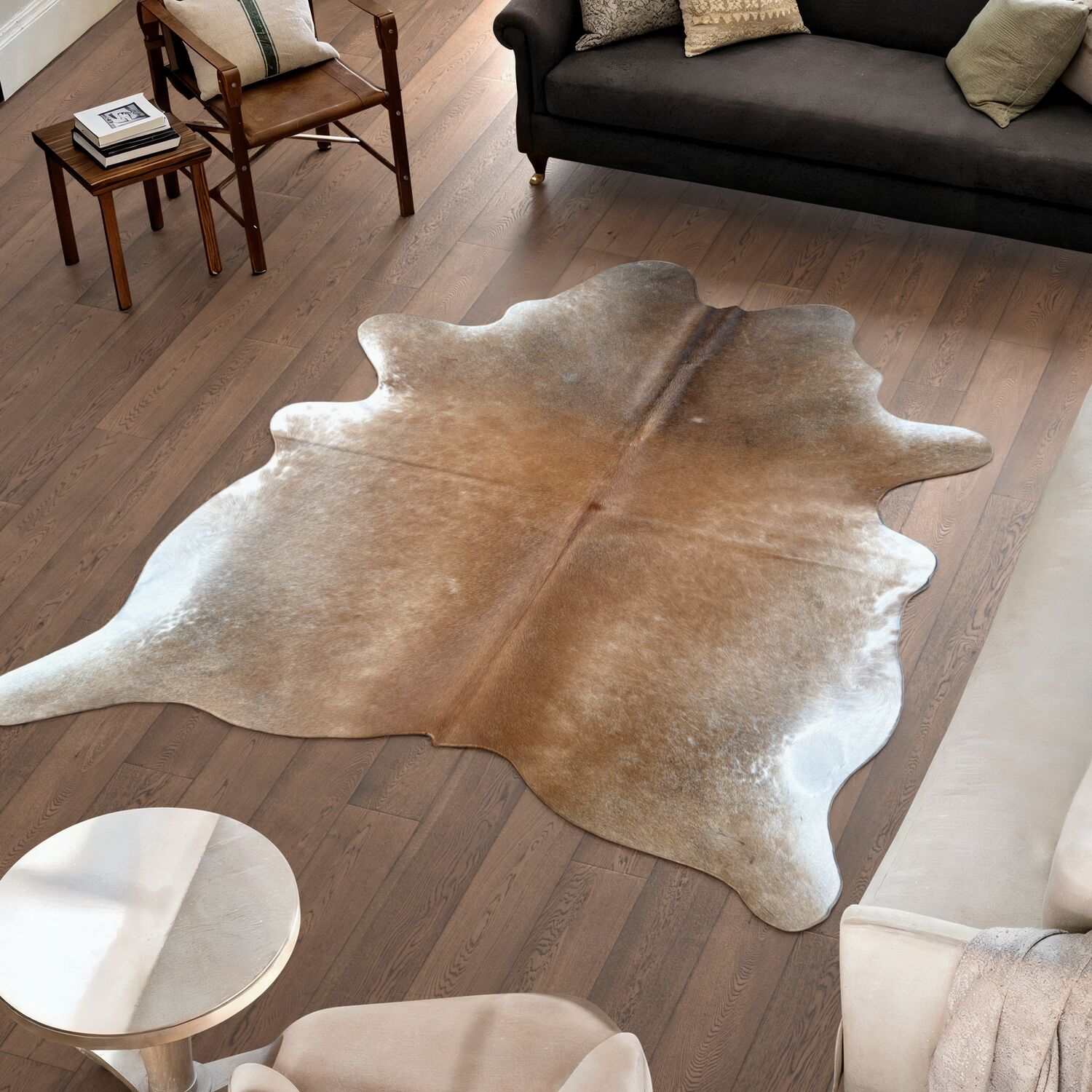 Koeienhuid Vloerkleed 231x203 cm XL (Groot) - image 1