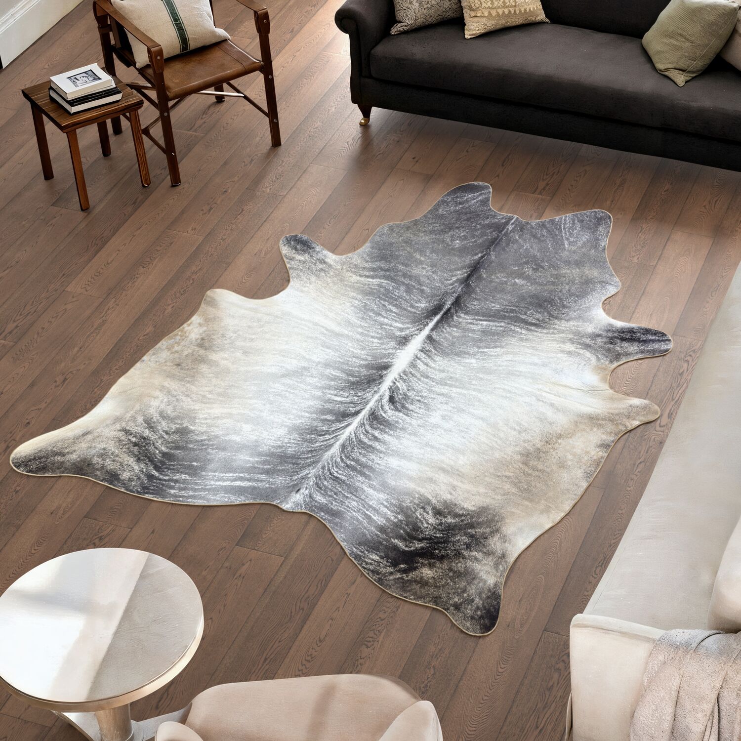 Koeienhuid Vloerkleed 233x196 cm XL (Groot) - image 1