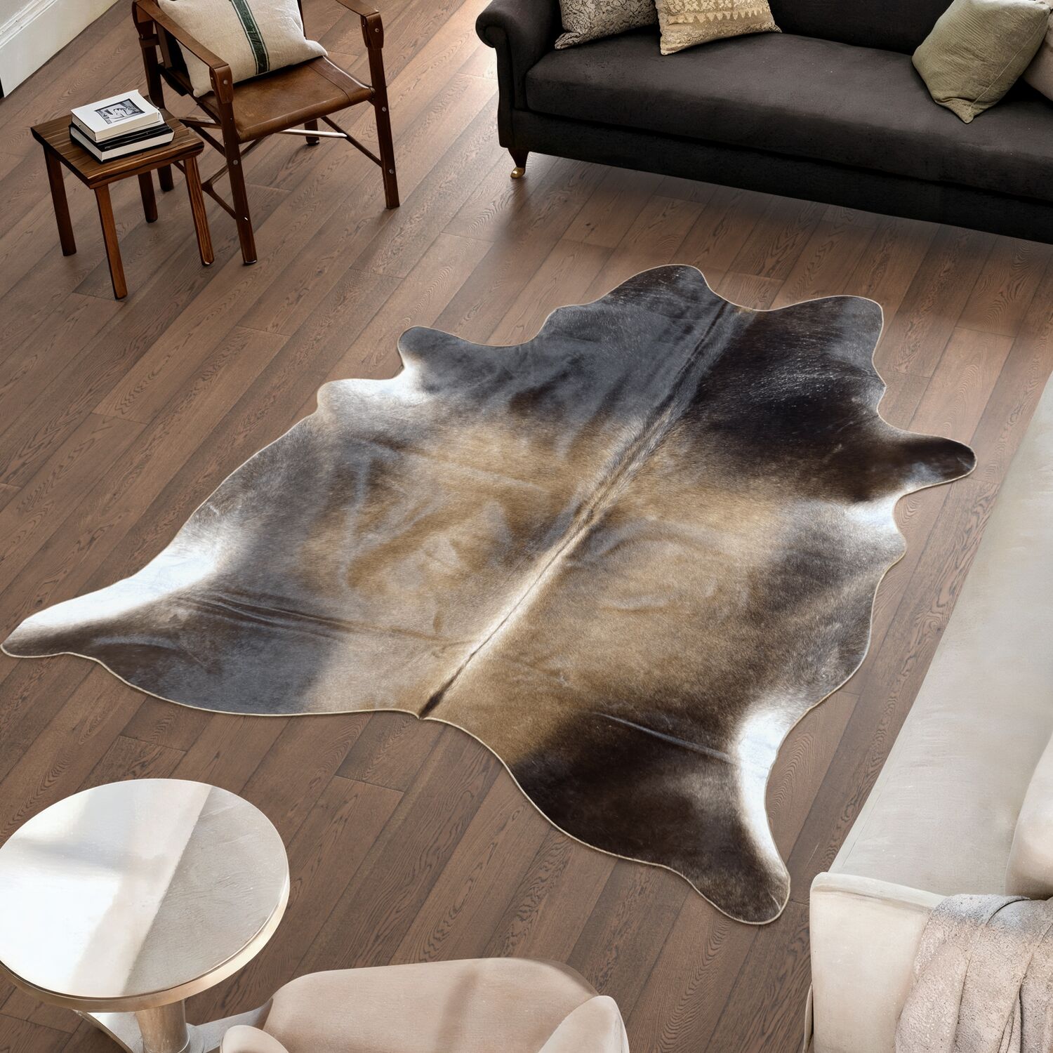 Koeienhuid Vloerkleed 233x202 cm XL (Groot) - image 1