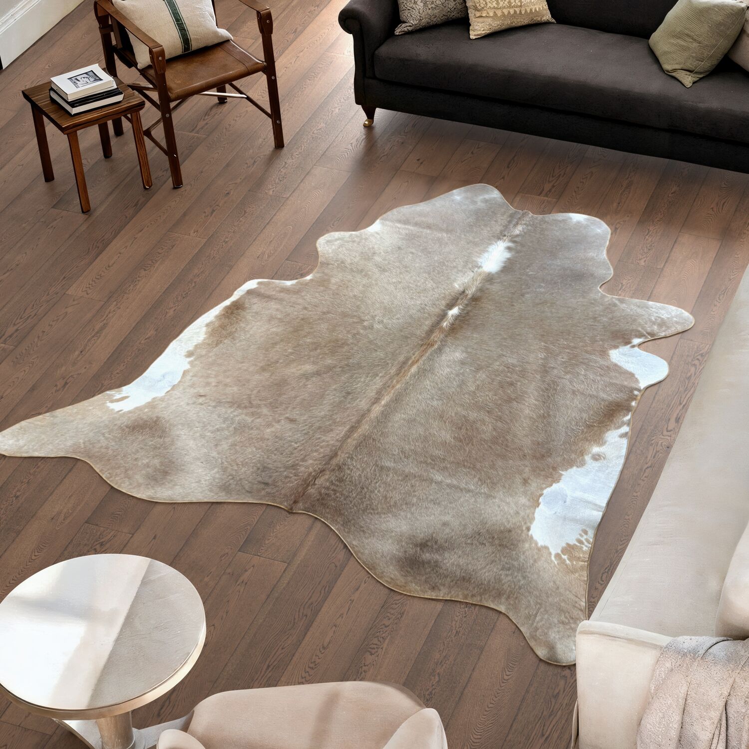 Koeienhuid Vloerkleed 233x219 cm XL (Groot) - image 1