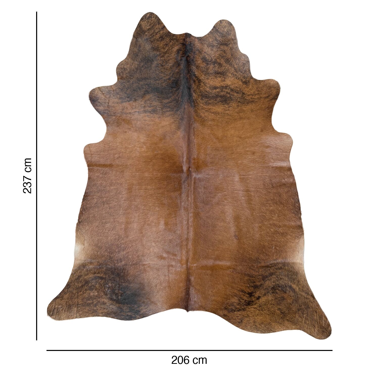Koeienhuid Vloerkleed 237x206 cm XL (Groot) - image 4