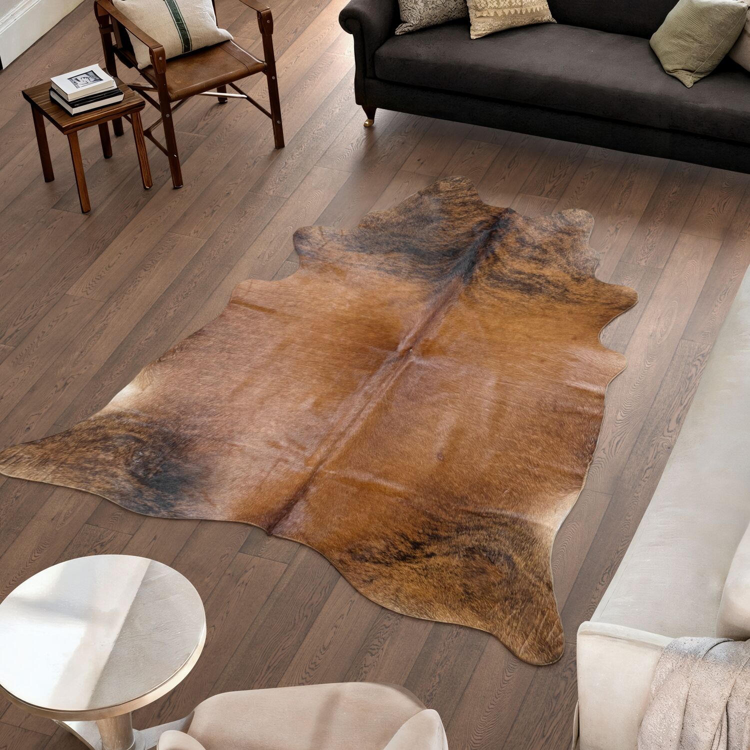 Koeienhuid Vloerkleed 237x206 cm XL (Groot) - image 1